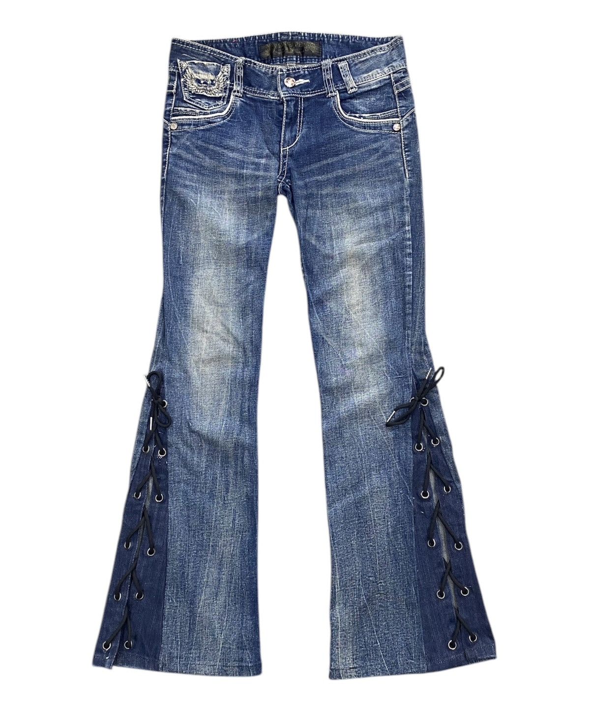 パンツ GOSTAR DE FUGA flare pants Size 30 Gostar De Fuga Japanese Brand Bootcut Bell Bottom - Etsy