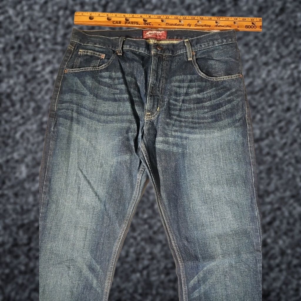 Vintage VINTAGE Arizona Jean Co Pants Mens 36x34 Blue Original Bootcut Denim Jeans Whisker Y2k Size US 36 / EU 52 - 1 Thumbnail