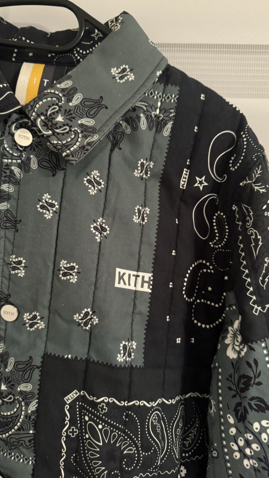 KITH 21SS CARMINE COACHESJACKET コーチジャケット KITH（キス） 21SS CARMINE COACHES JACKET STADIUM カーマイン