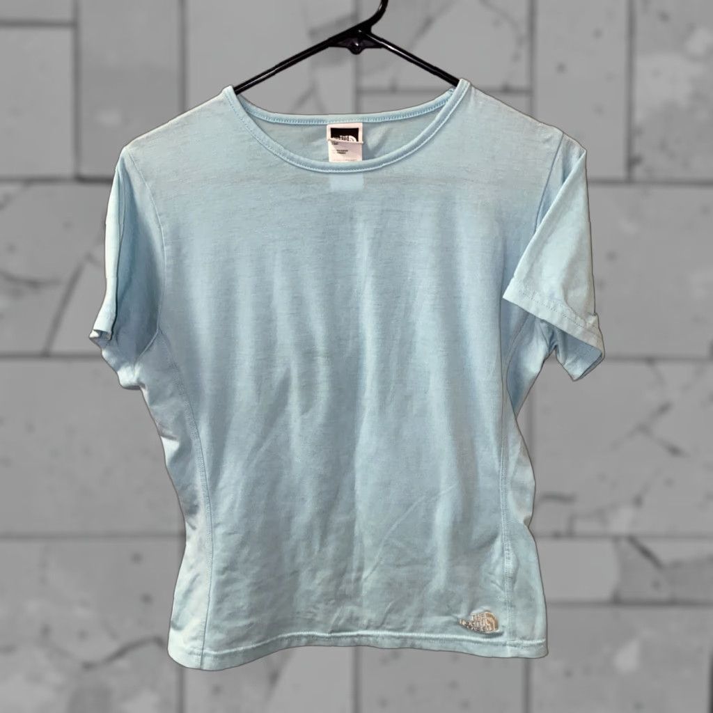 The North Face The North Face T-Shirt Womens Blue Short Sleeve Basic Size M Size M / US 6-8 / IT 42-44 - 1 Thumbnail