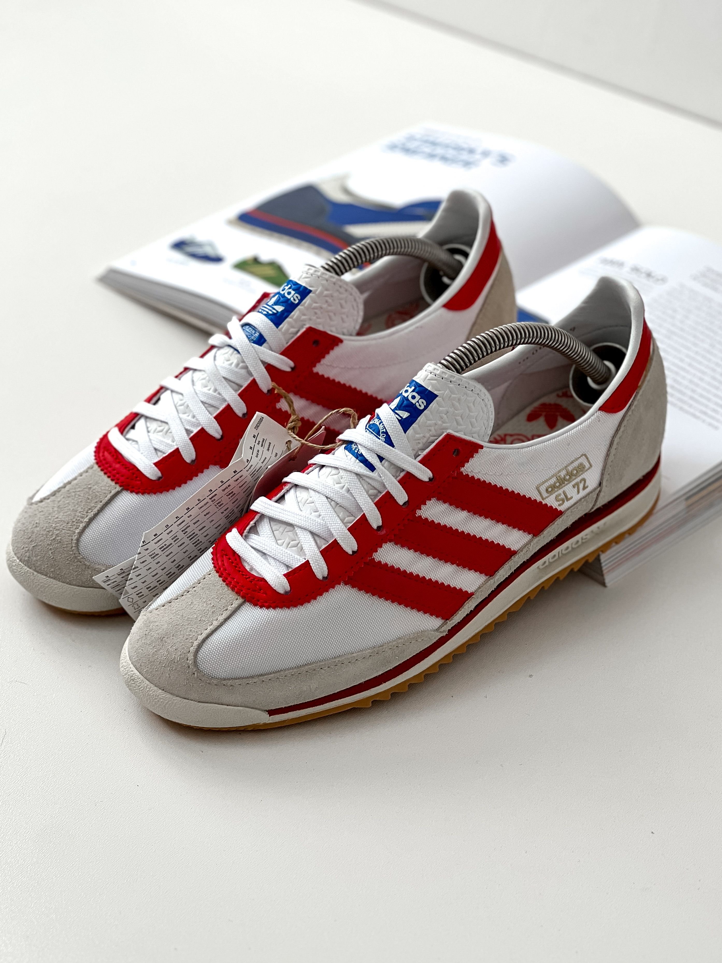 Adidas Adidas SL 72 | 75th Anniversary White Better Scarlet JP5277 Size US 8.5 / IT 38.5 - 10 Thumbnail
