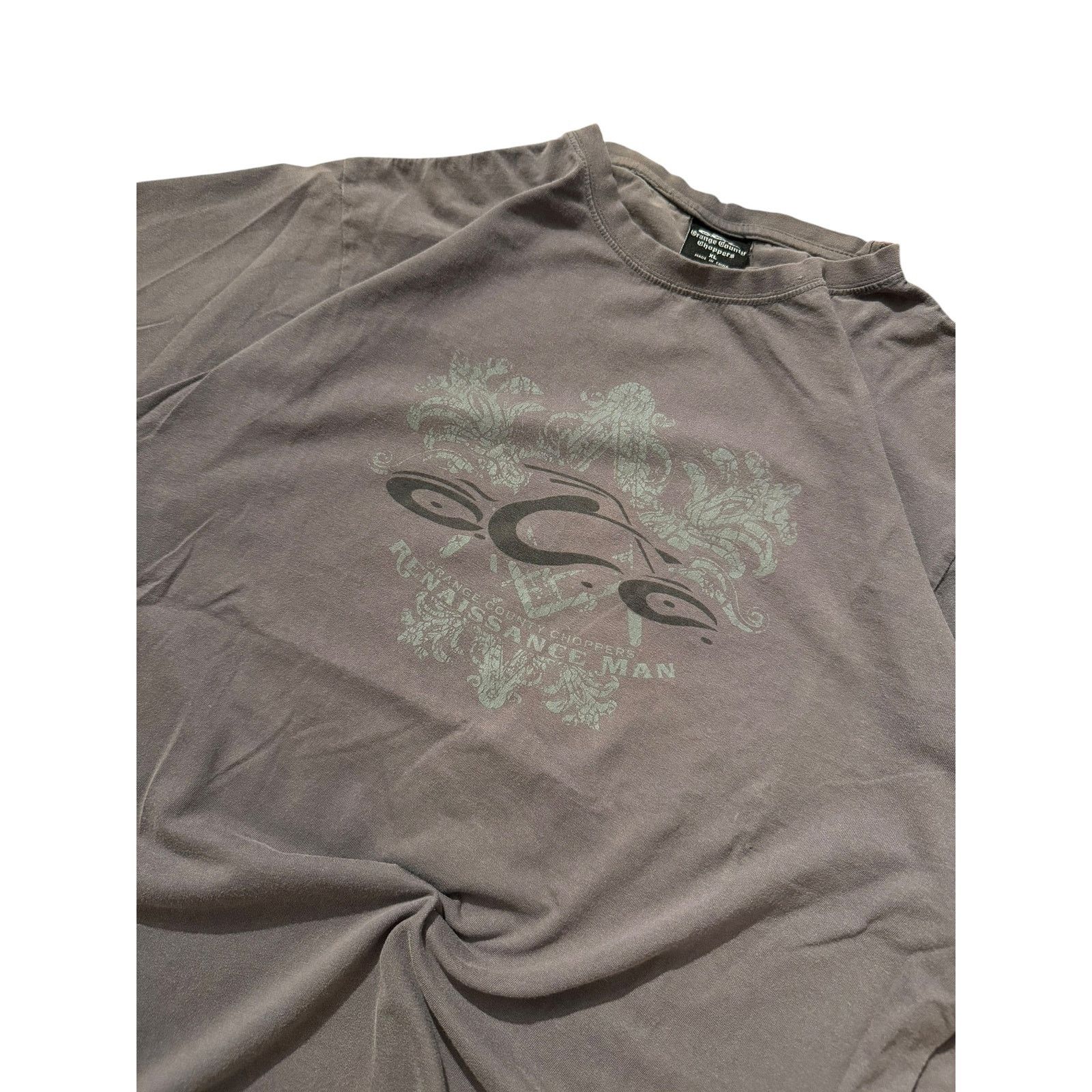 Vintage Vintage OCC Renaissance Man Faded Tee - Gray Size US XL / EU 56 / 4 - 2 Thumbnail