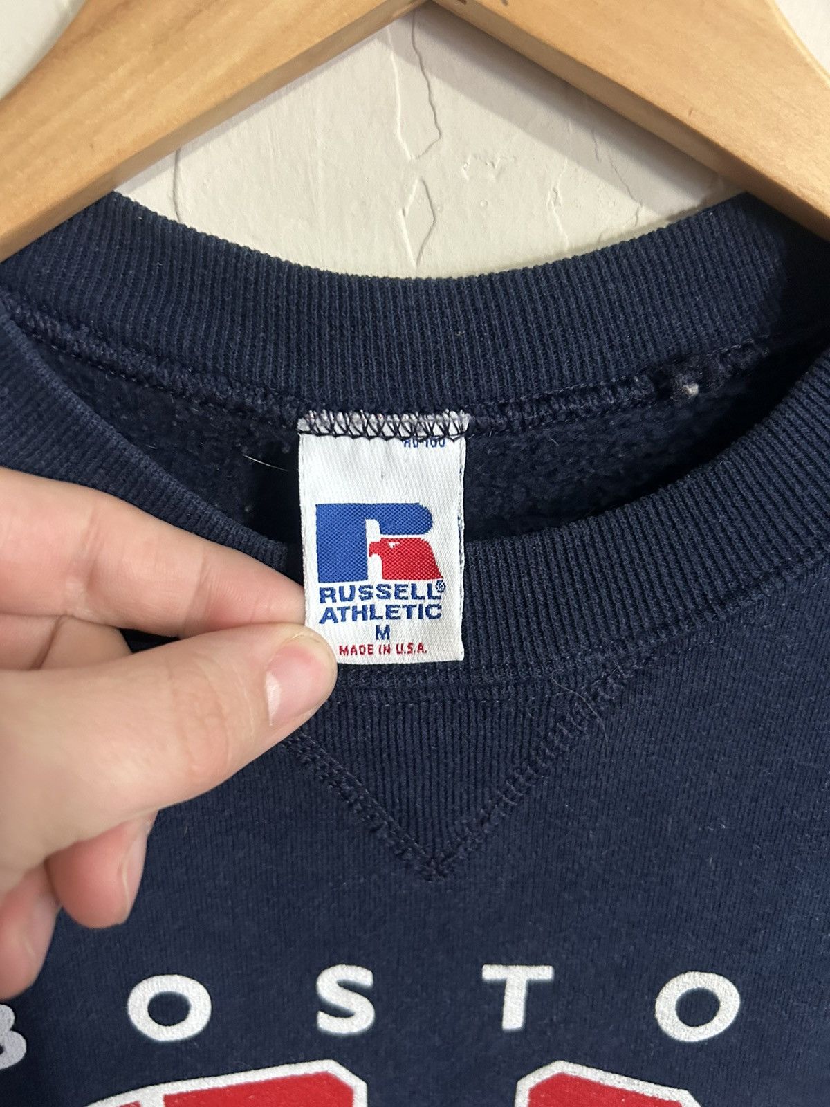 Russell Athletic Vintage Boston Red Sox Russel Made in USA Crewneck Size M Size US M / EU 48-50 / 2 - 3 Thumbnail