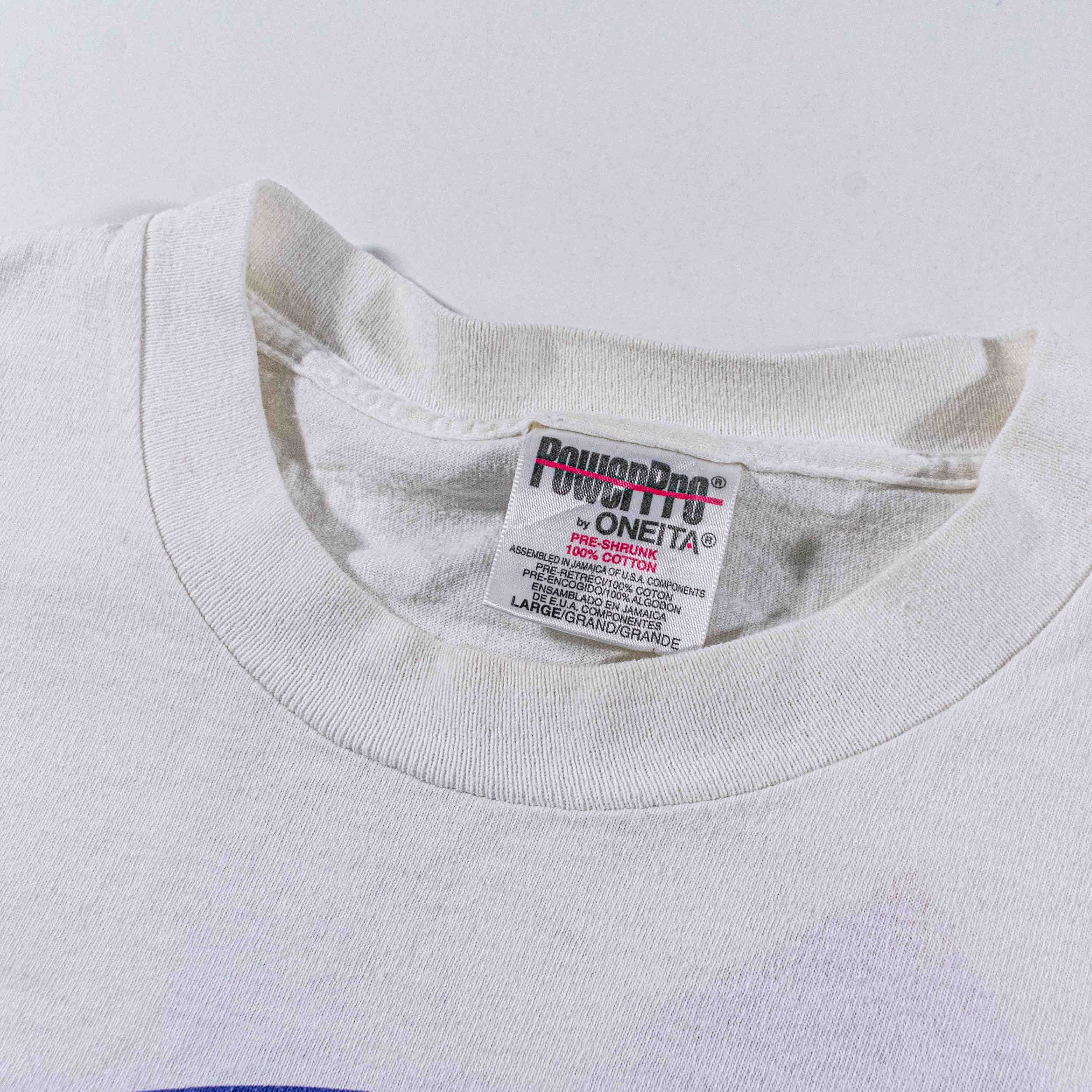 Vintage Vtg 90s Miami Fusion FC Soccer T-Shirt AT&T Promo MLS Rare Size US L / EU 52-54 / 3 - 6 Thumbnail