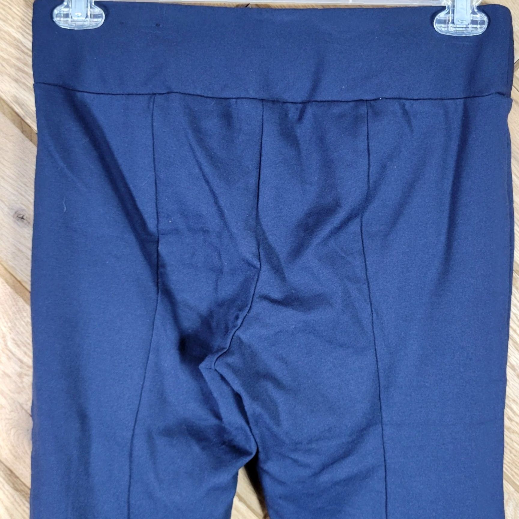 Alfani Alfani Womens Navy Blue Pull-On Ankle Pants With Zipper Detail Size 6 Size 28" / US 6 / IT 42 - 4 Thumbnail