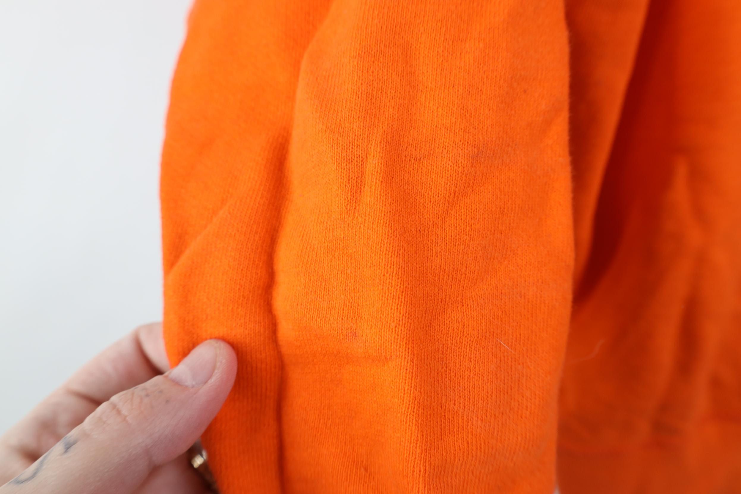 Vintage Vintage 70s Streetwear Blank Crewneck Sweatshirt Orange Size S / US 4 / IT 40 - 9 Thumbnail