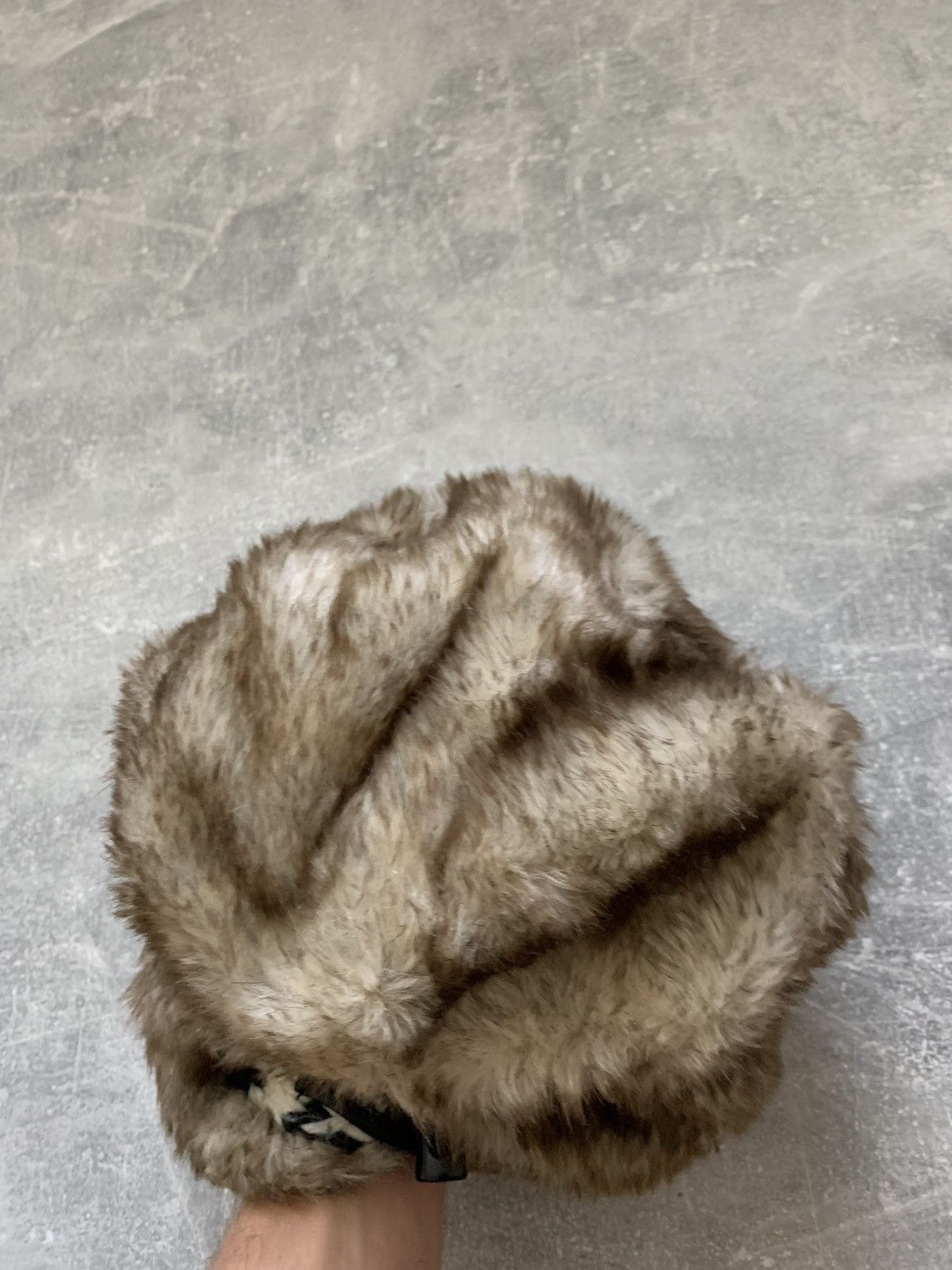Japanese Brand × Vintage Vintage fuzzy mohair japanese ushanka hat avant garde Size ONE SIZE - 6 Thumbnail
