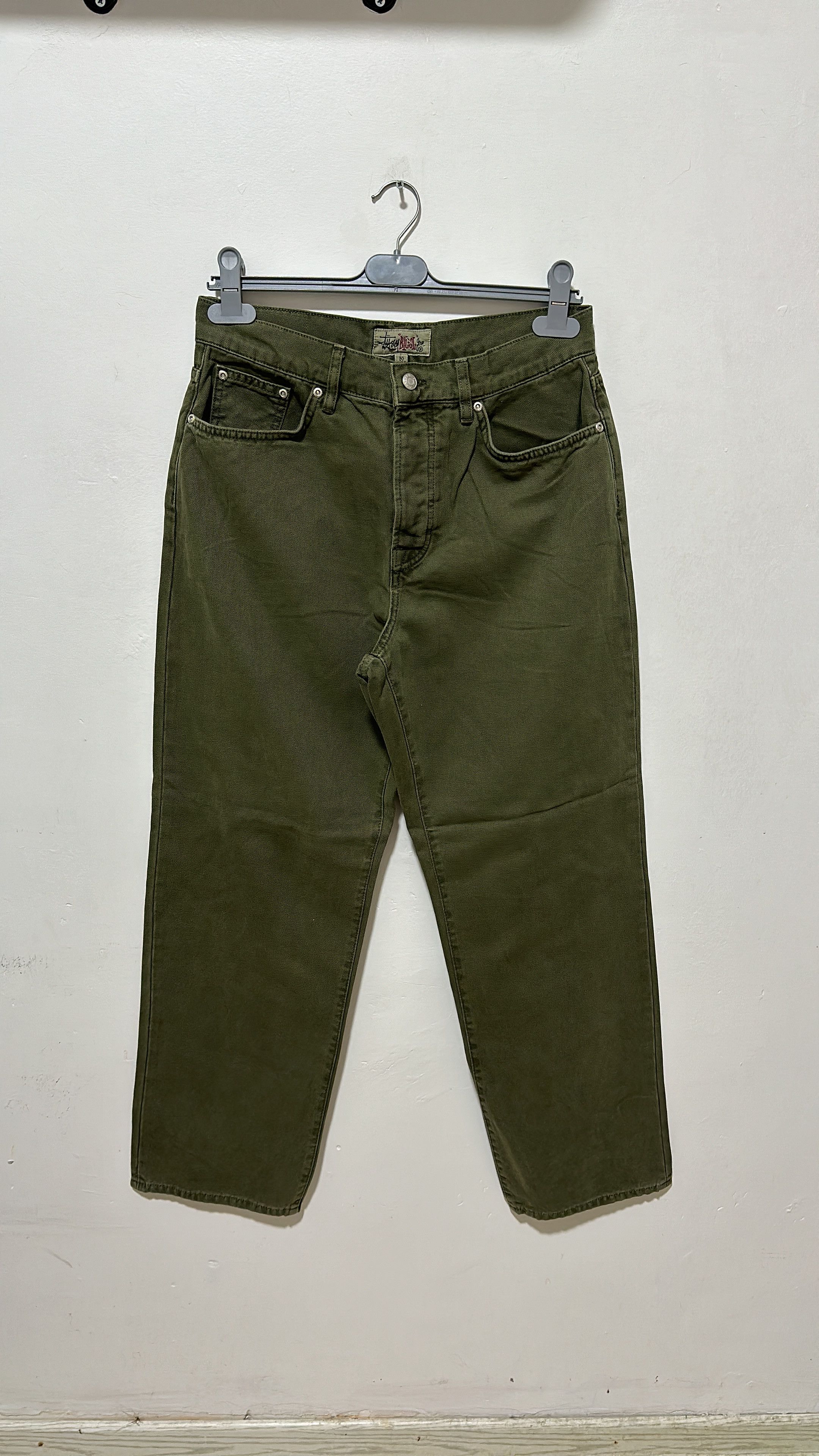 Stussy Stussy Big Ol Jean Olive Drab Size 30 Size US 30 / EU 46 - 2 Thumbnail