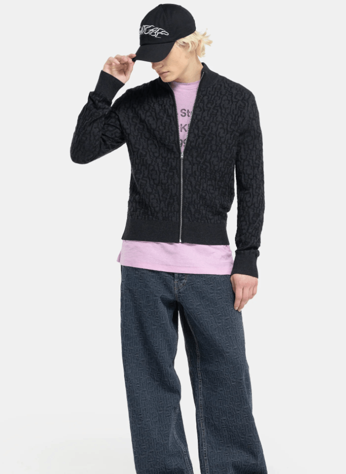 Acne Studios BNWT AW24 ACNE STUDIOS KALINO MONOGRAM JACKET M Size US M / EU 48-50 / 2 - 14 Thumbnail
