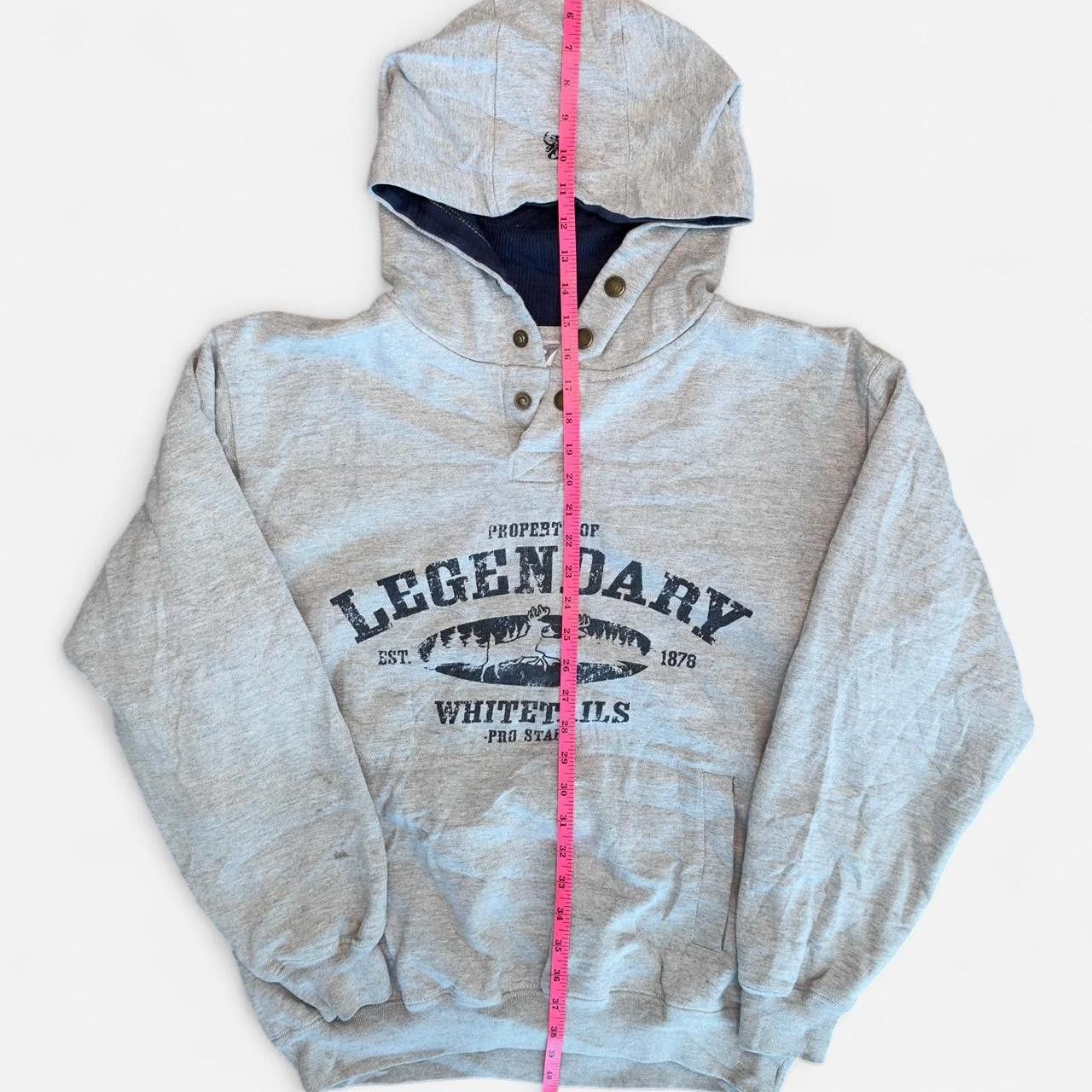Other Legendary Whitetails Men's grey Hoodies Size US 27 - 3 Thumbnail