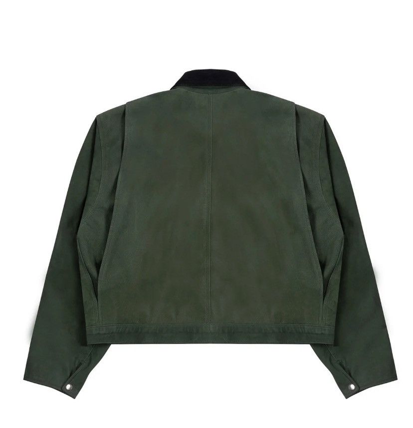 Other Diallo / Boxy Crop Suede Jacket / Green / Small Size US S / EU 44-46 / 1 - 3 Thumbnail