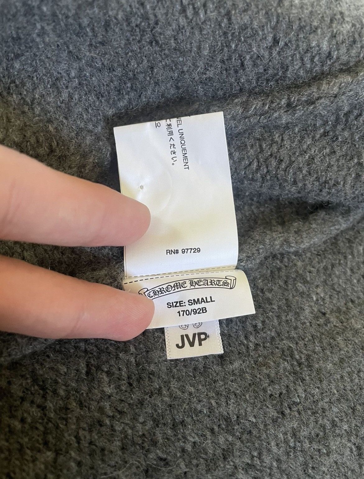 Chrome Hearts Chrome Hearts Cashmere Patched Cardigan Size US S / EU 44-46 / 1 - 9 Thumbnail