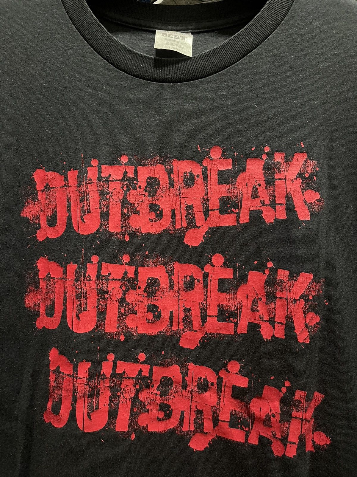 Band Tees Outbreak Hardcore Punk Bridge 9 Records Band Tee 00s Size US L / EU 52-54 / 3 - 3 Thumbnail