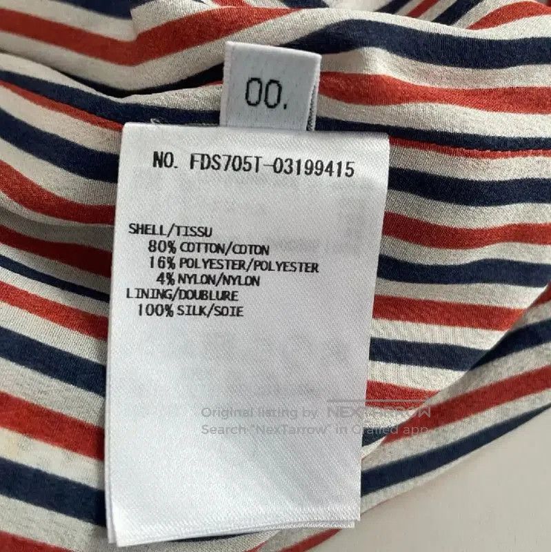 Thom Browne Thom Browne Color-Blocked Cotton Dress for Women . Size M / US 6-8 / IT 42-44 - 5 Thumbnail