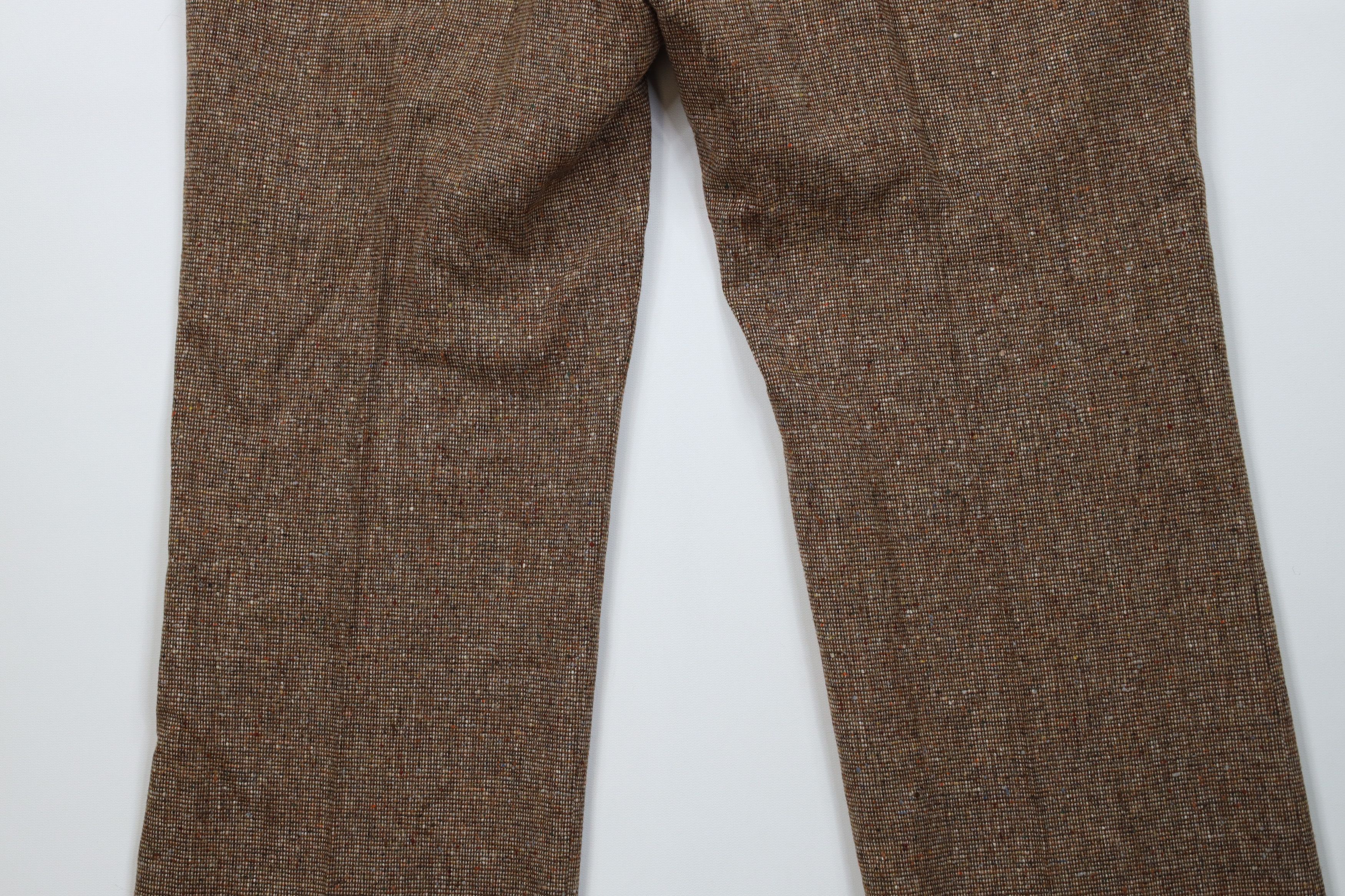 Vintage Vintage 60s 70s Streetwear Wool Tweed Bell Bottoms Pants US Size US 36 / EU 52 - 11 Thumbnail