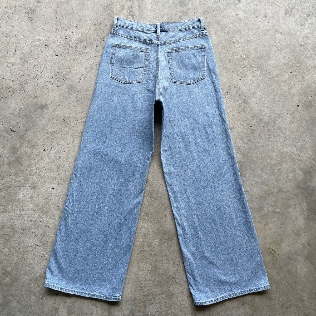 Japanese Brand Japanese Brand Gu FLARE Jeans Faded Denim Distressed Pants Size US 29 - 10 Thumbnail