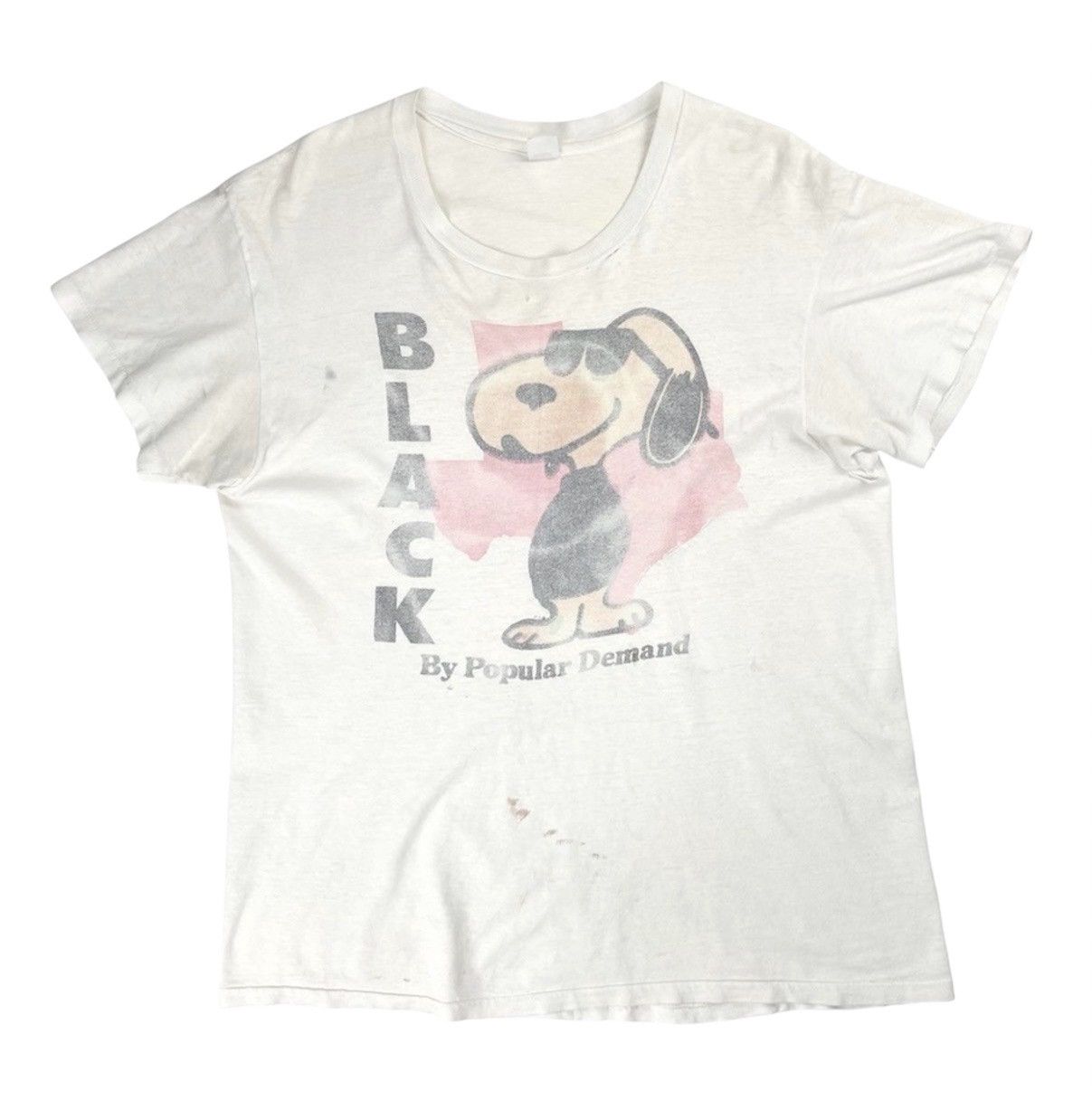 Peanuts VINTAGE 50'S BLACK SNOOPY T-SHIRT Size US L / EU 52-54 / 3 - 2 Thumbnail