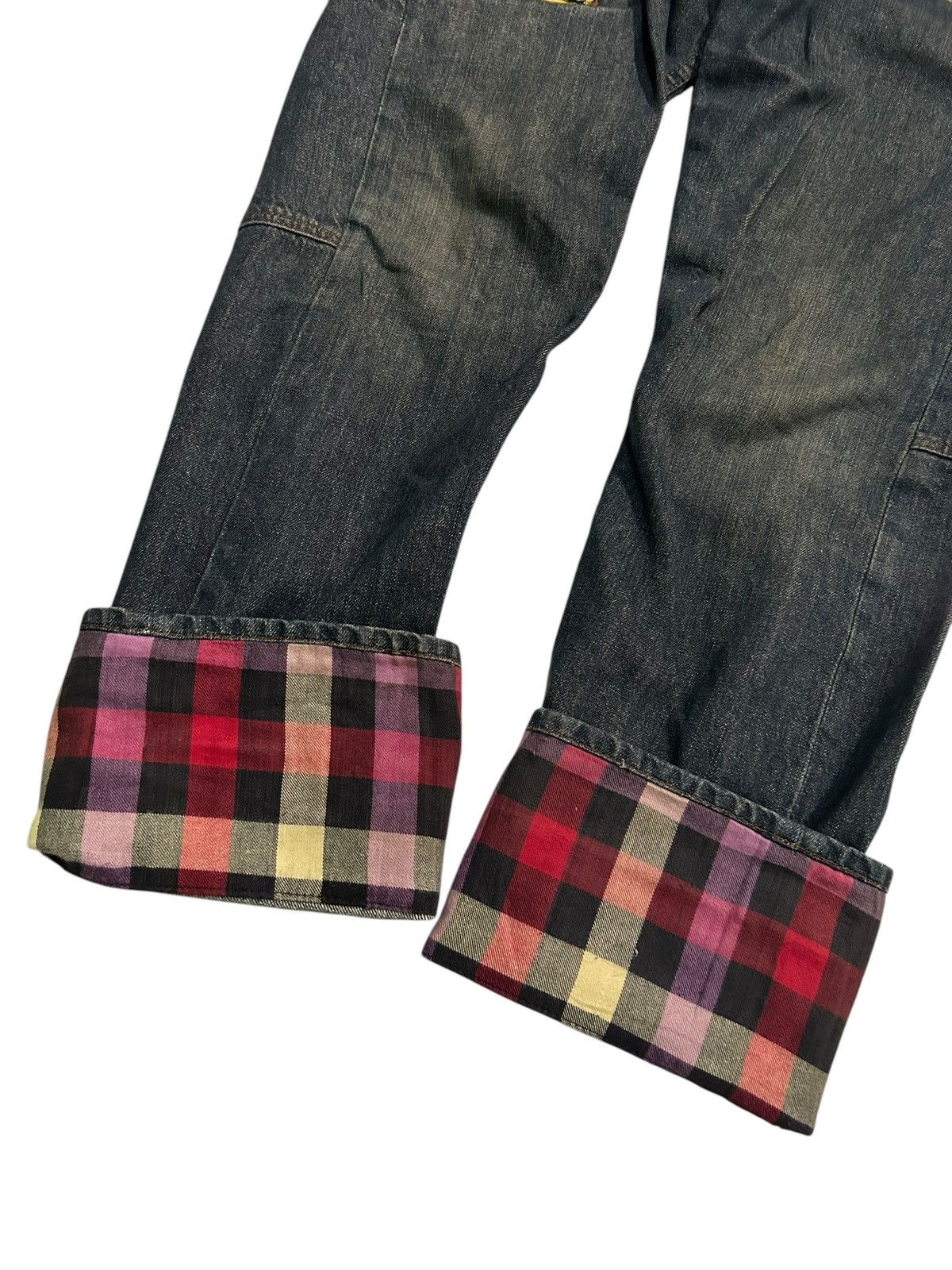 Japanese Brand × Kapital × Vintage Double Waist Dominate Japanese Punk Style Denim Jeans Size US 31 - 12 Thumbnail