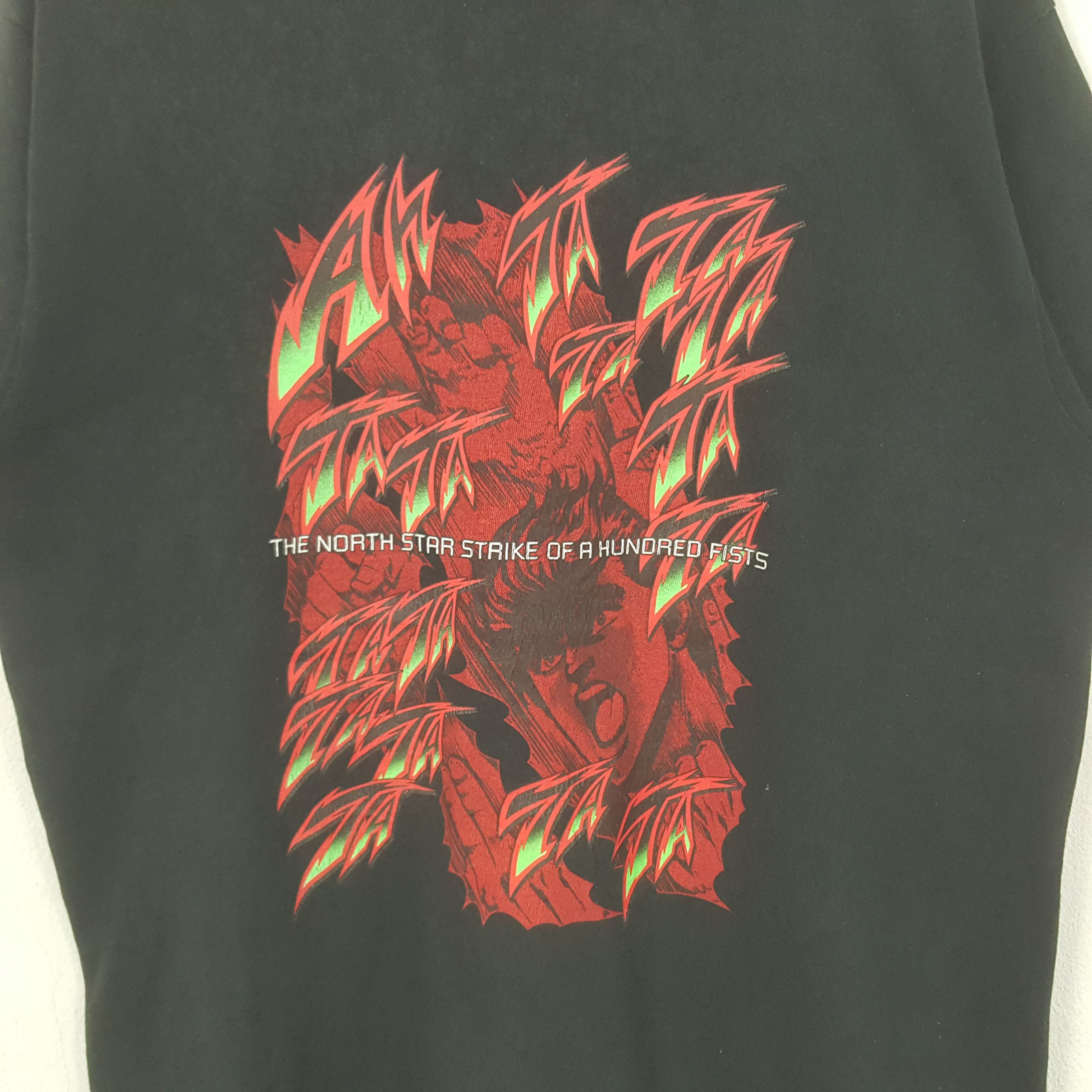 Anime Vintage Star Strike Of Hundred Fist Anime Cospa Tshirt RR24 Size US L / EU 52-54 / 3 - 2 Thumbnail