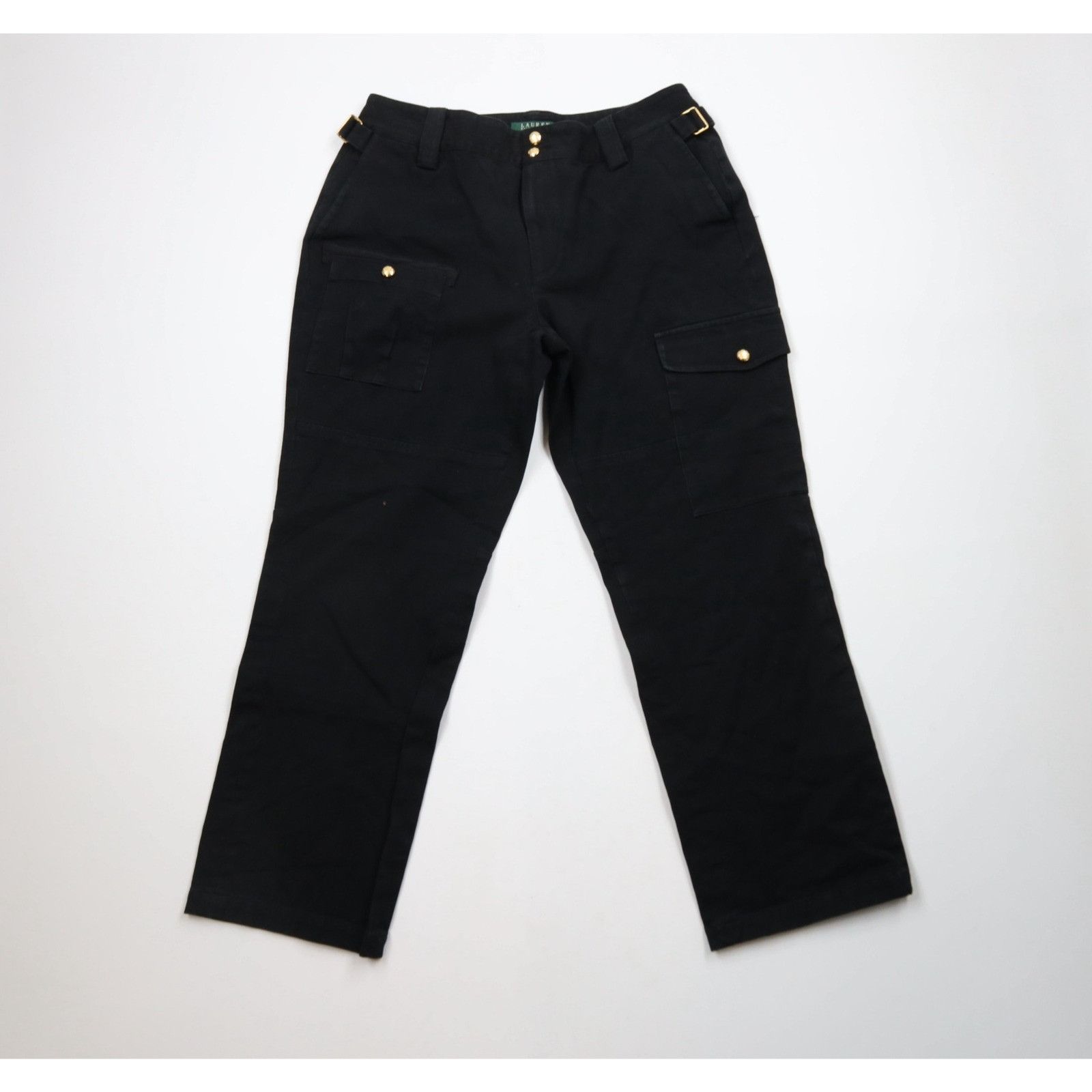 Polo Ralph Lauren Vintage 90s Ralph Lauren Distressed Side Buckle Cargo Pants Size 36" / US 14 / IT 50 - 1 Thumbnail