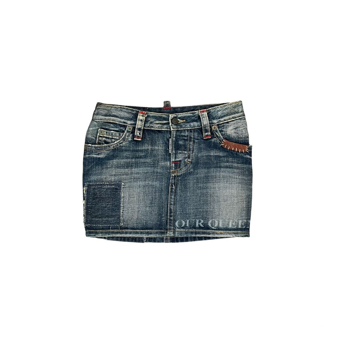Dsquared2 Dsquared2 cinderella denim mini skirt Size 28" / US 6 / IT 42 - 2 Thumbnail