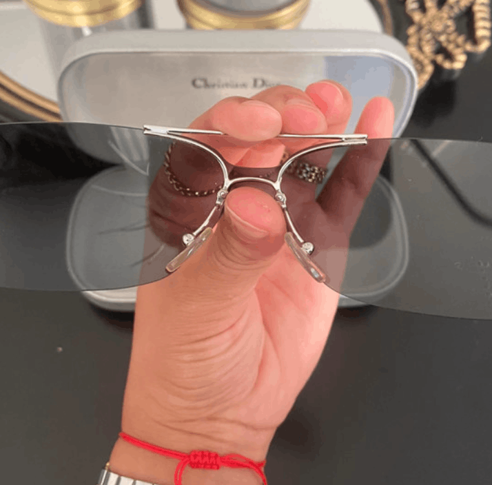 Dior DIOR Sunglasses Motard 47 Mask Ski Wrap Shield Logo RI954 Size ONE SIZE - 5 Thumbnail