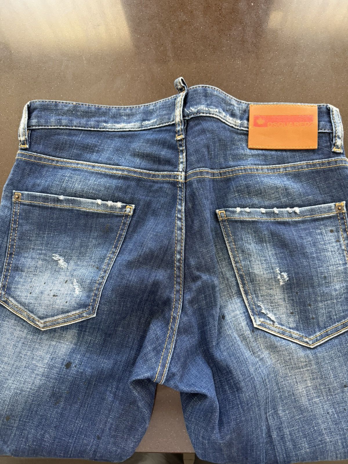 Dsquared2 Dsquared2 Cool Guy Jean Medium Blue Distressed Size 48 / W32 Size US 32 / EU 48 - 3 Thumbnail