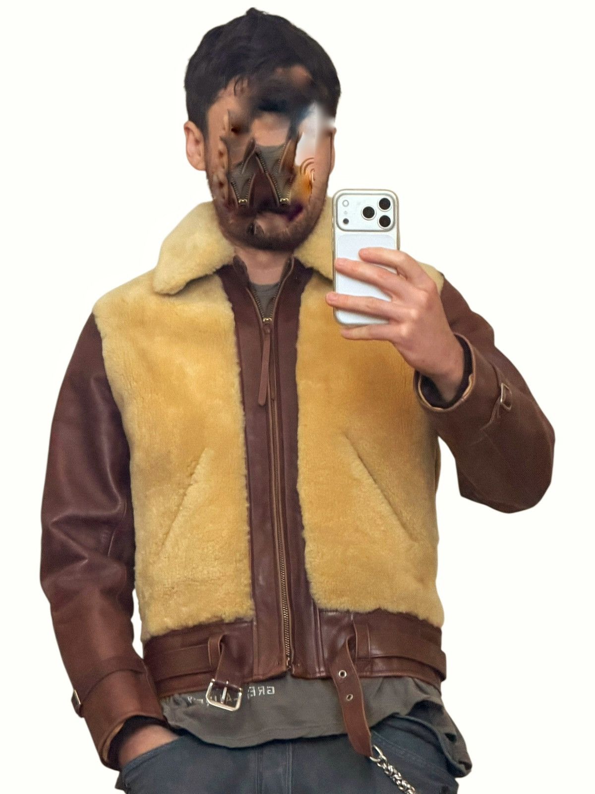 Toyo Enterprises 1930’s Laskinlamb Horsehide Re-edition Grizzly Sherpa Jacket Size US M / EU 48-50 / 2 - 11 Thumbnail