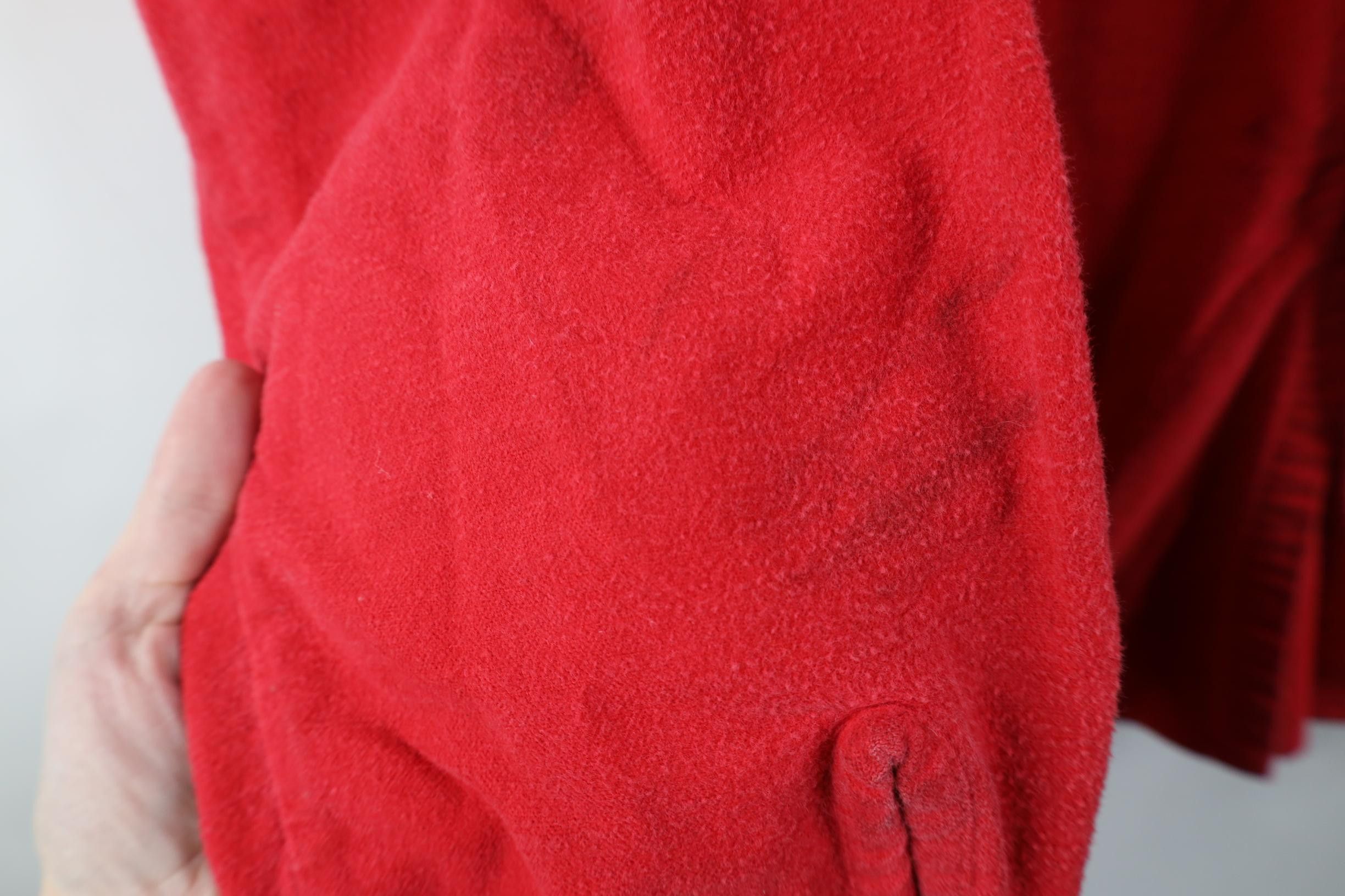 FiveBrother Vintage 70s Five Brother Chamois Cloth Button Shirt Red USA Size US XL / EU 56 / 4 - 8 Thumbnail