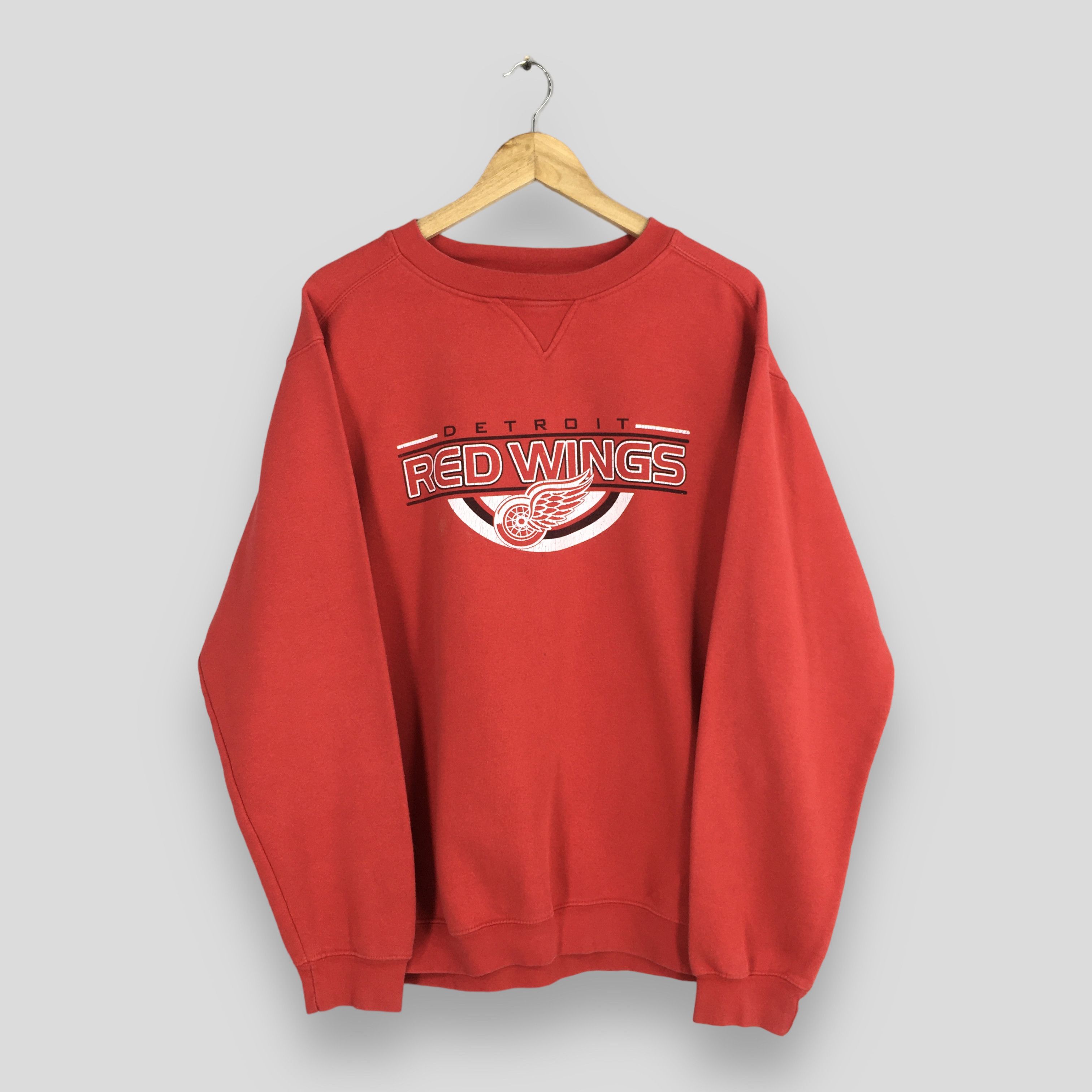 NHL Vintage 90s Detroit Red Wings NHL Sweatshirt Large Size US L / EU 52-54 / 3 - 1 Thumbnail