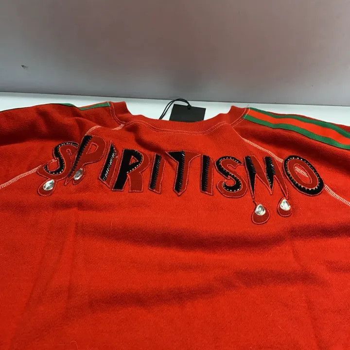 Gucci Gucci Gucci Spiritismo Red Crewneck Sweatshirt -2506 Size US XS / EU 42 / 0 - 7 Thumbnail