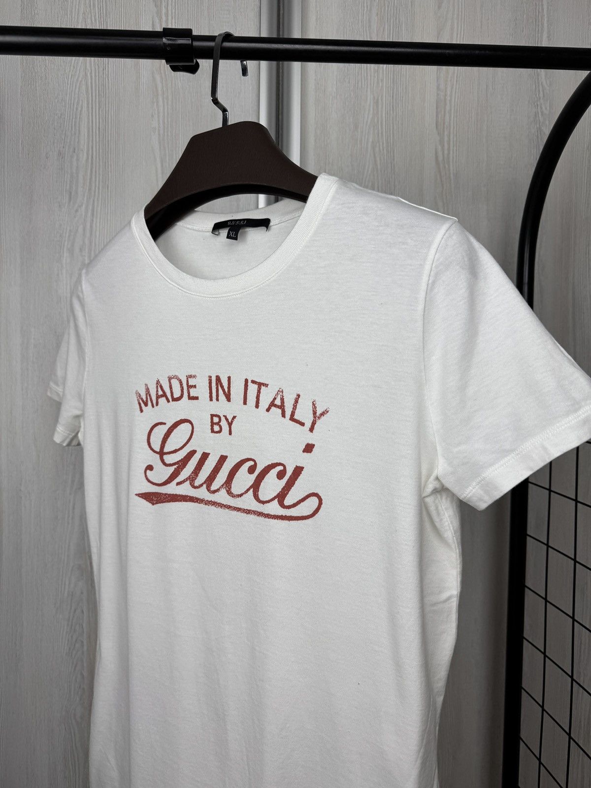 Gucci Gucci made in Italy big logo white womens tee shirt XL Size XL / US 12-14 / IT 48-50 - 3 Thumbnail