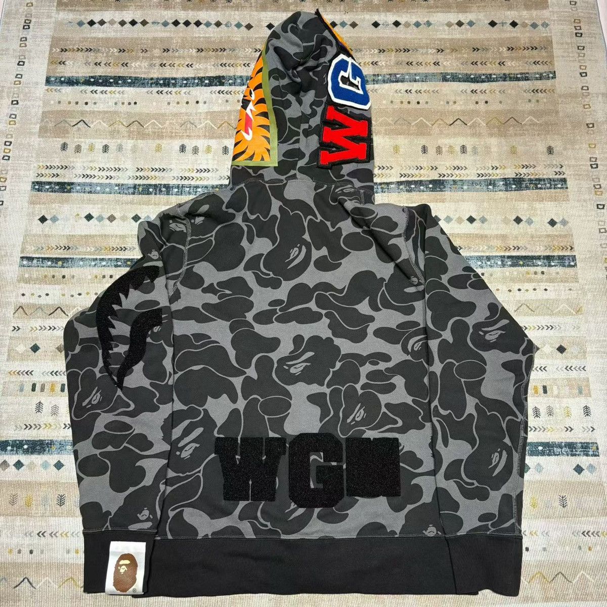 Bape BAPE CAMO FULL ZIP HOODIE Size US M / EU 48-50 / 2 - 2 Thumbnail