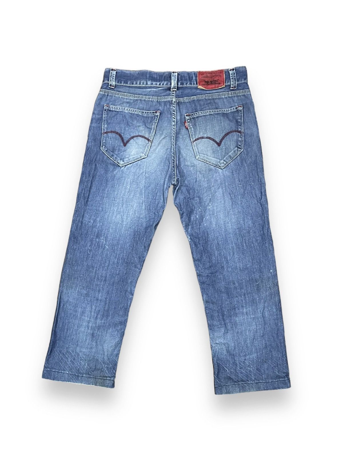 Levi's × Vintage VINTAGE LEVI’S DENIM 523 STRAIGHT RED PATCH SPECIAL EDITION Size US 34 / EU 50 - 4 Thumbnail