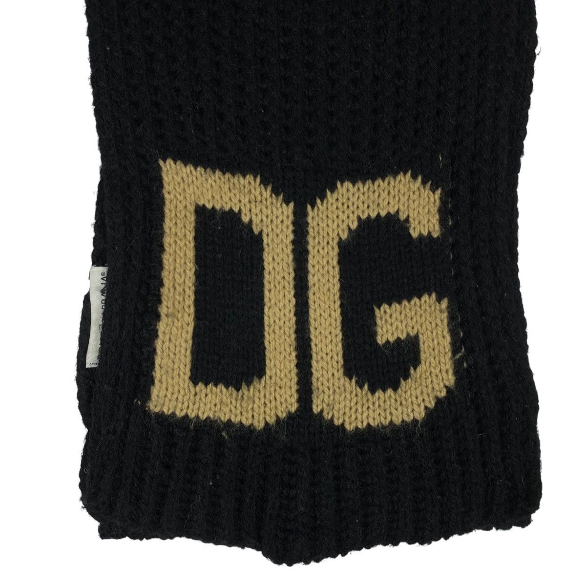 Dolce & Gabbana × Vintage Vintage Dolce And Gabbana DG Logo Knit Scarf Muffler Size ONE SIZE - 5 Thumbnail