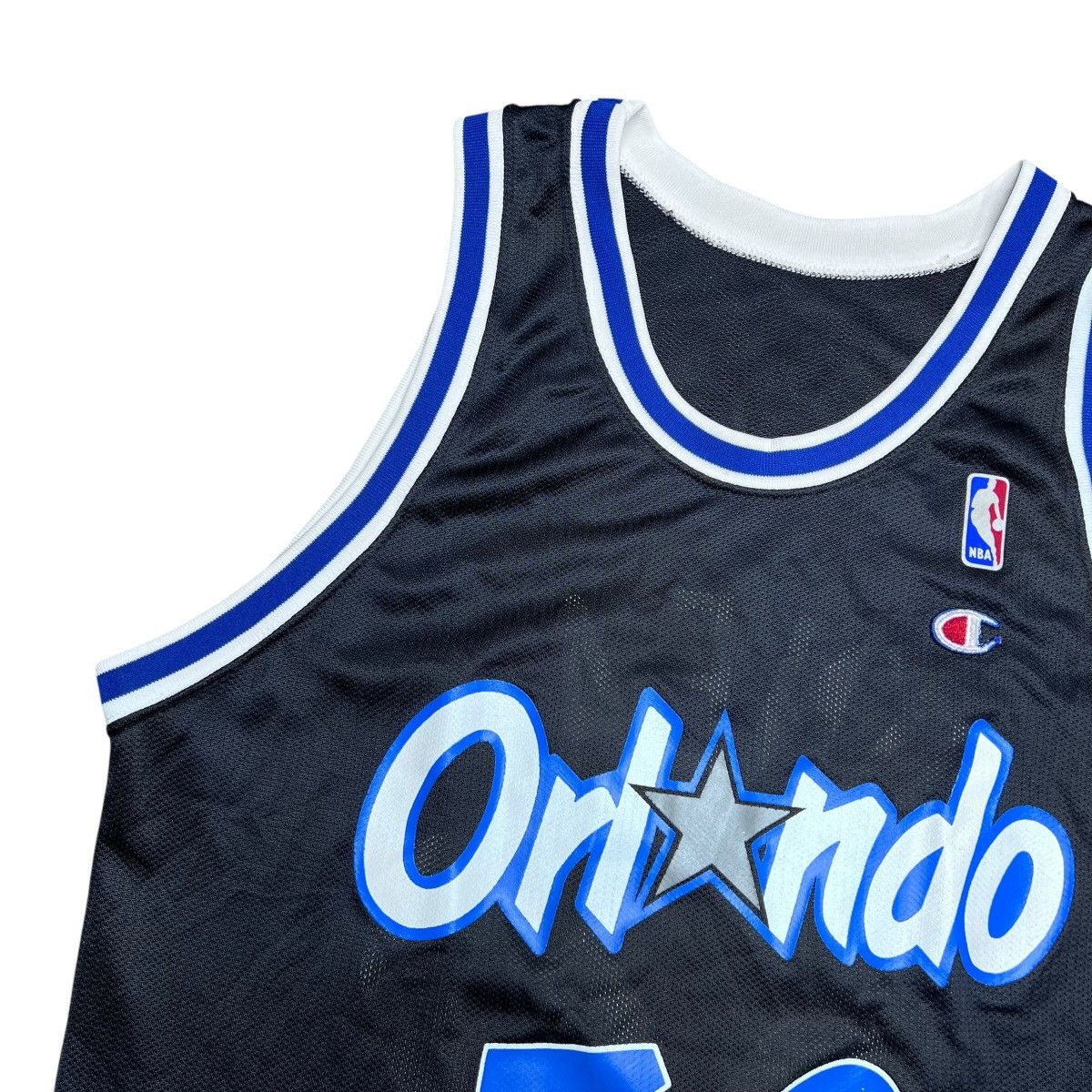 Champion 90s NBA Orlando Magic Shaquille O’Neal Champion Black Jersey Size US L / EU 52-54 / 3 - 4 Thumbnail