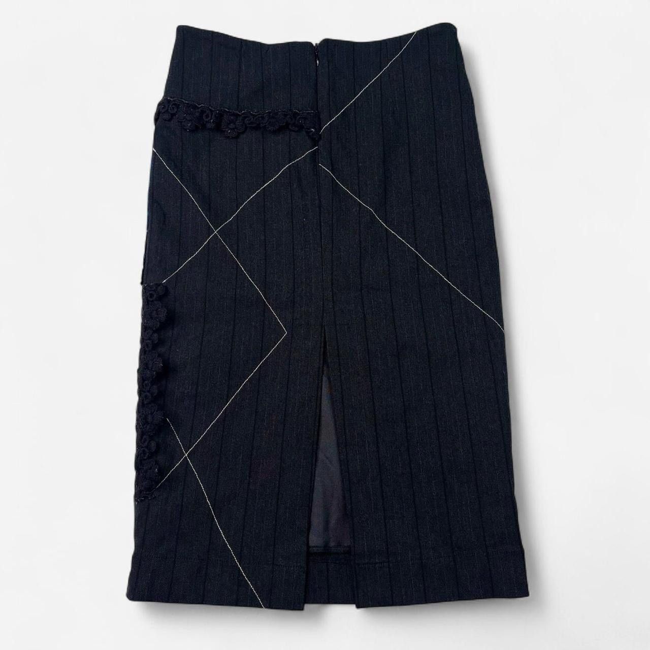 Vintage Archive avant garde Italian vintage trompe l’oeil skirt Size 27" / US 4 / IT 40 - 3 Thumbnail