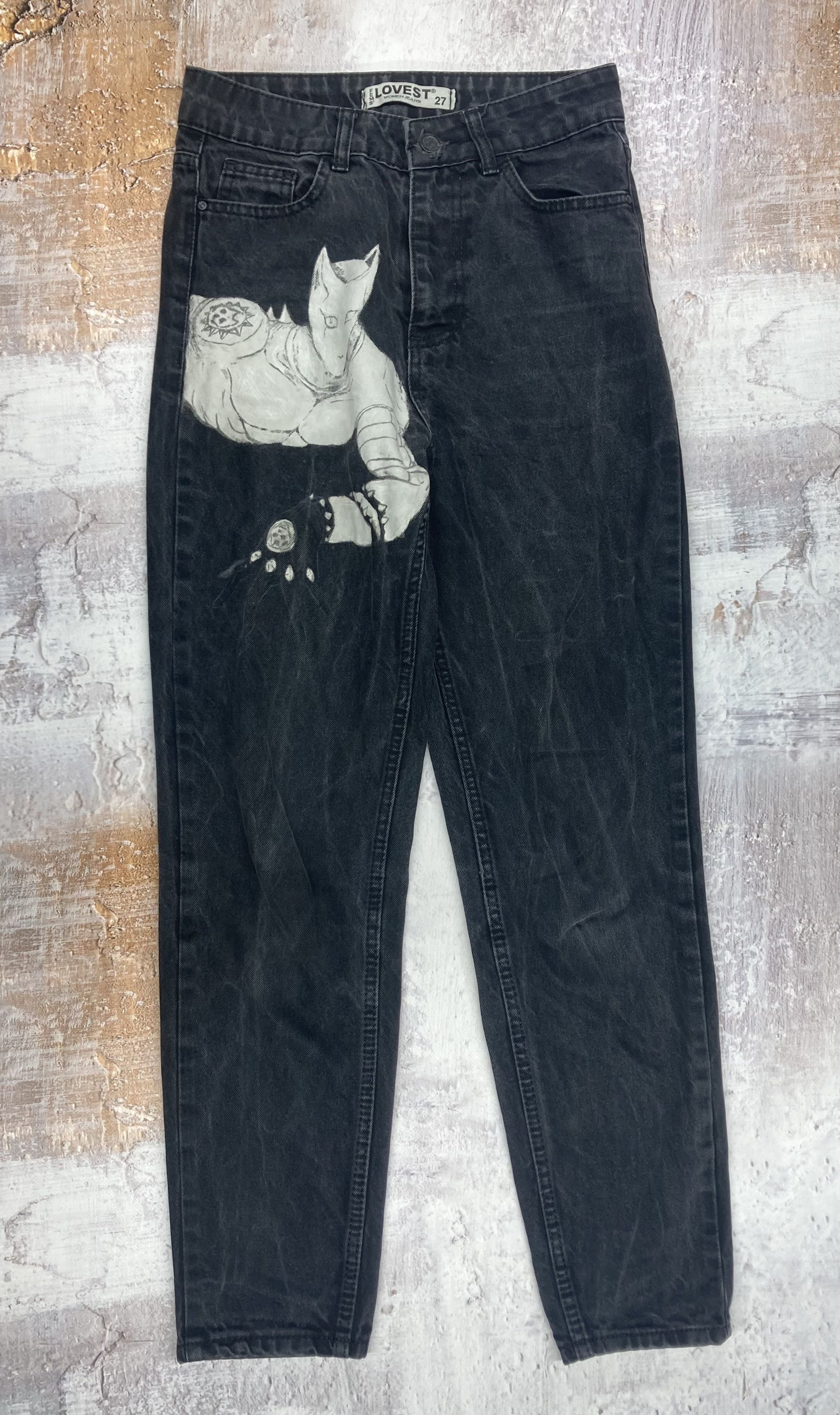 Vintage Vintage Denim Jeans Printed Women’s Size 27 Size 27" / US 4 / IT 40 - 1 Thumbnail