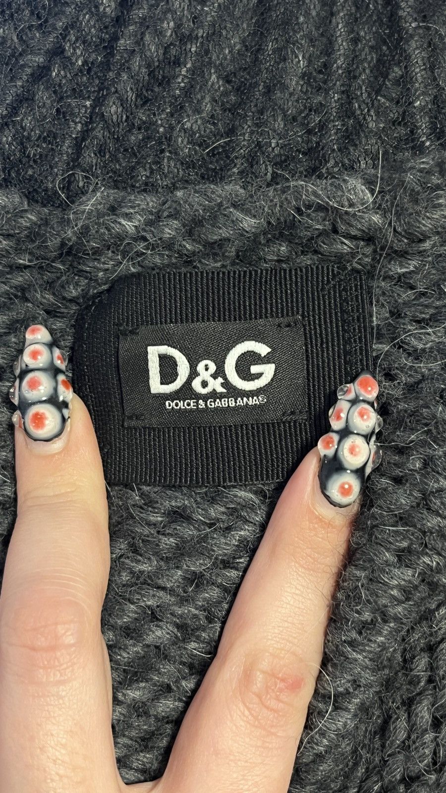 Dolce & Gabbana rare D&G grey Sweather covered in black tull Size S / US 4 / IT 40 - 7 Thumbnail