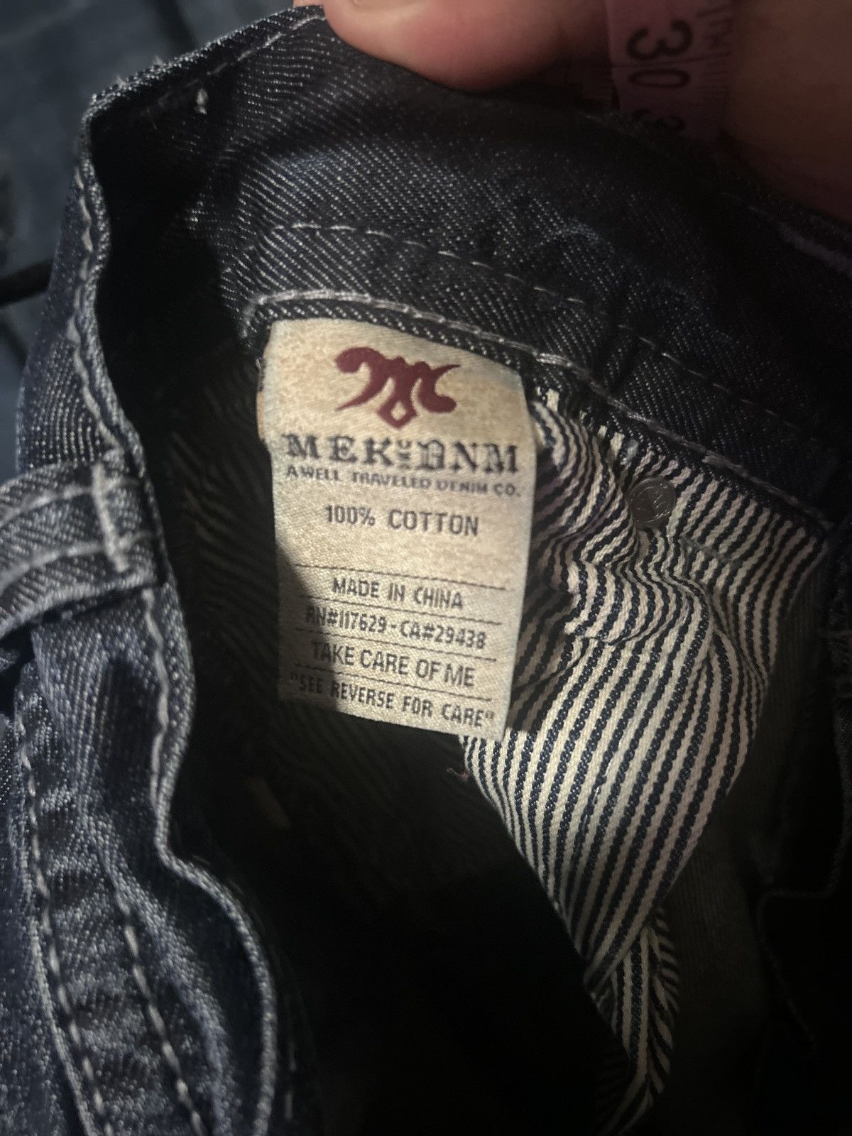 Mek Denim × Vintage Crazy Vintage Y2K/2000s Rare Mek Jeans Size US 34 / EU 50 - 8 Thumbnail