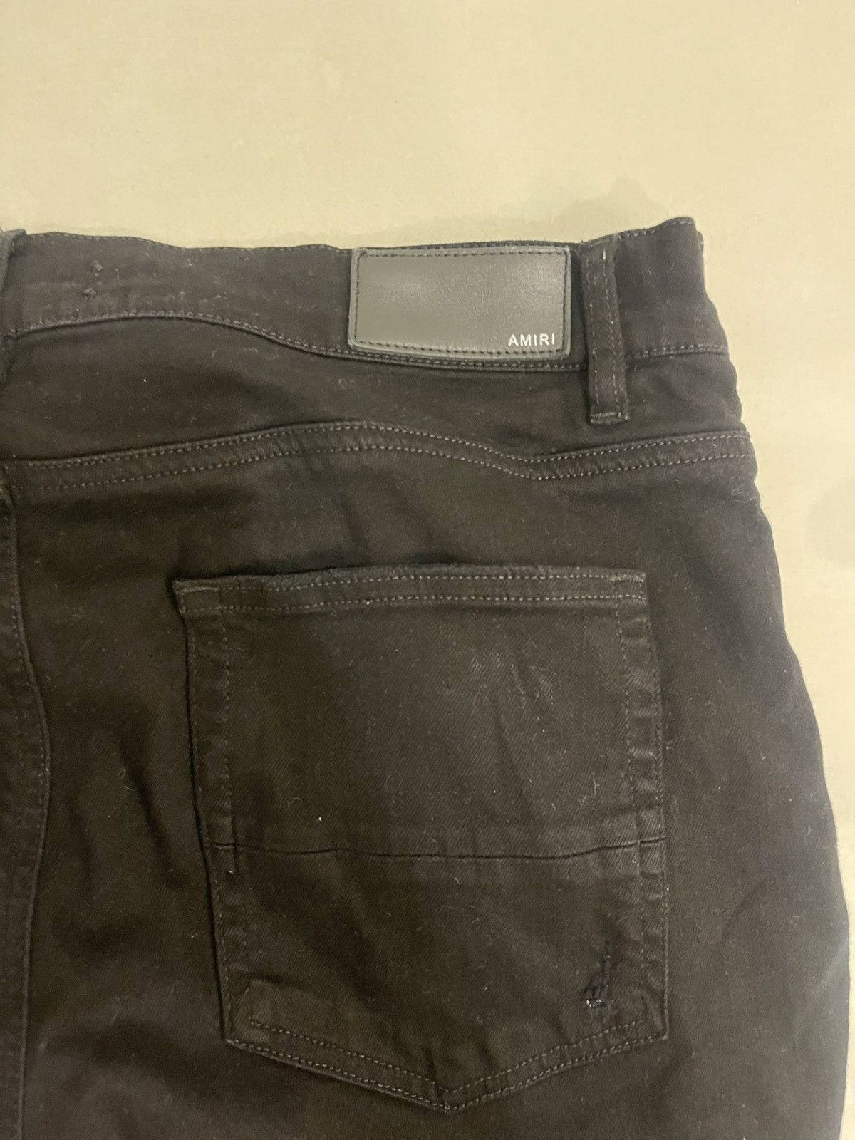 Amiri Amiri black art patch painted jeans Size US 38 / EU 54 - 10 Thumbnail