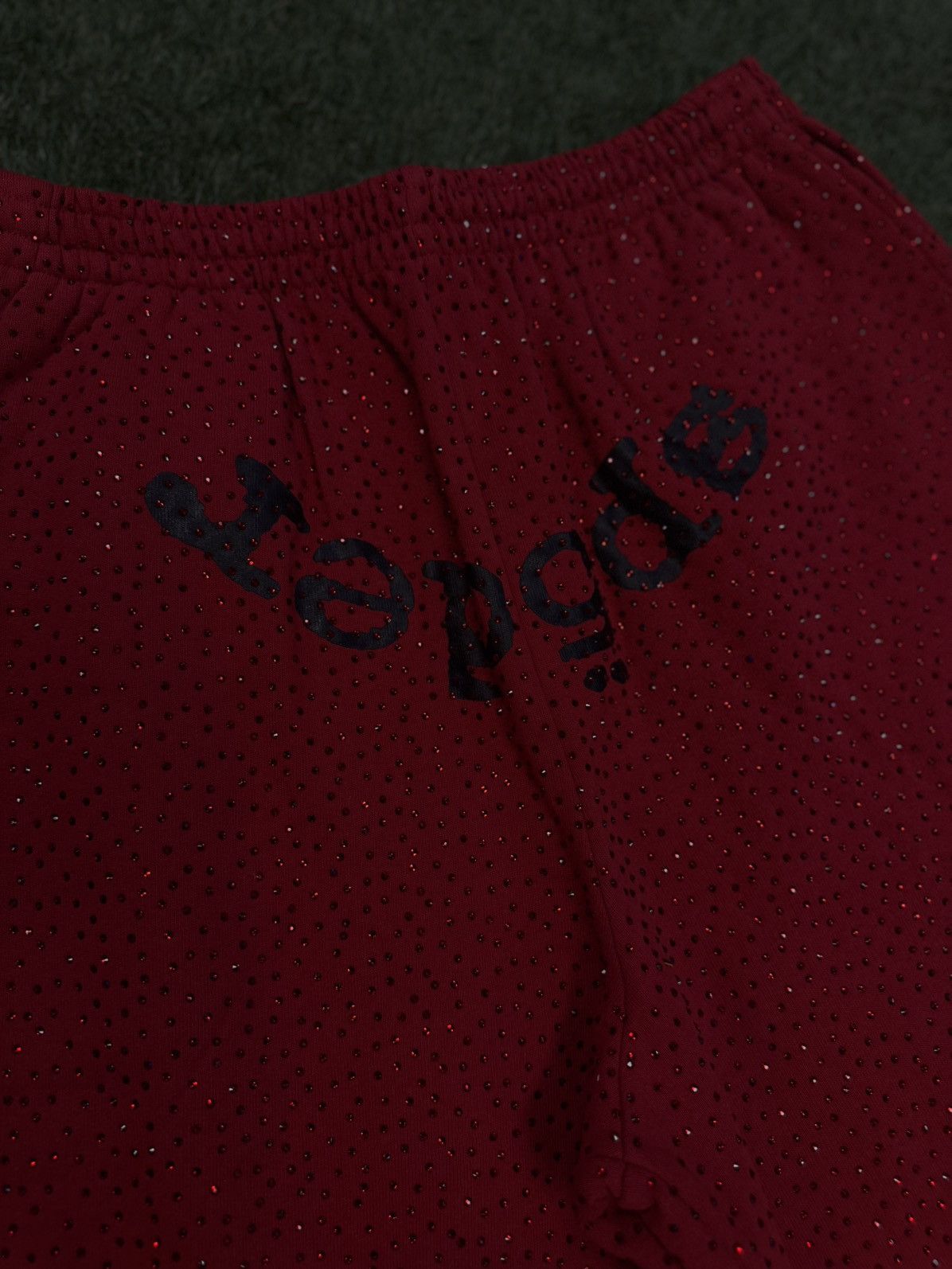 Sp5der Sp5der Worldwide VVS Red Stone Crystal Sweatpants XL (NEW) Size US 34 / EU 50 - 4 Thumbnail