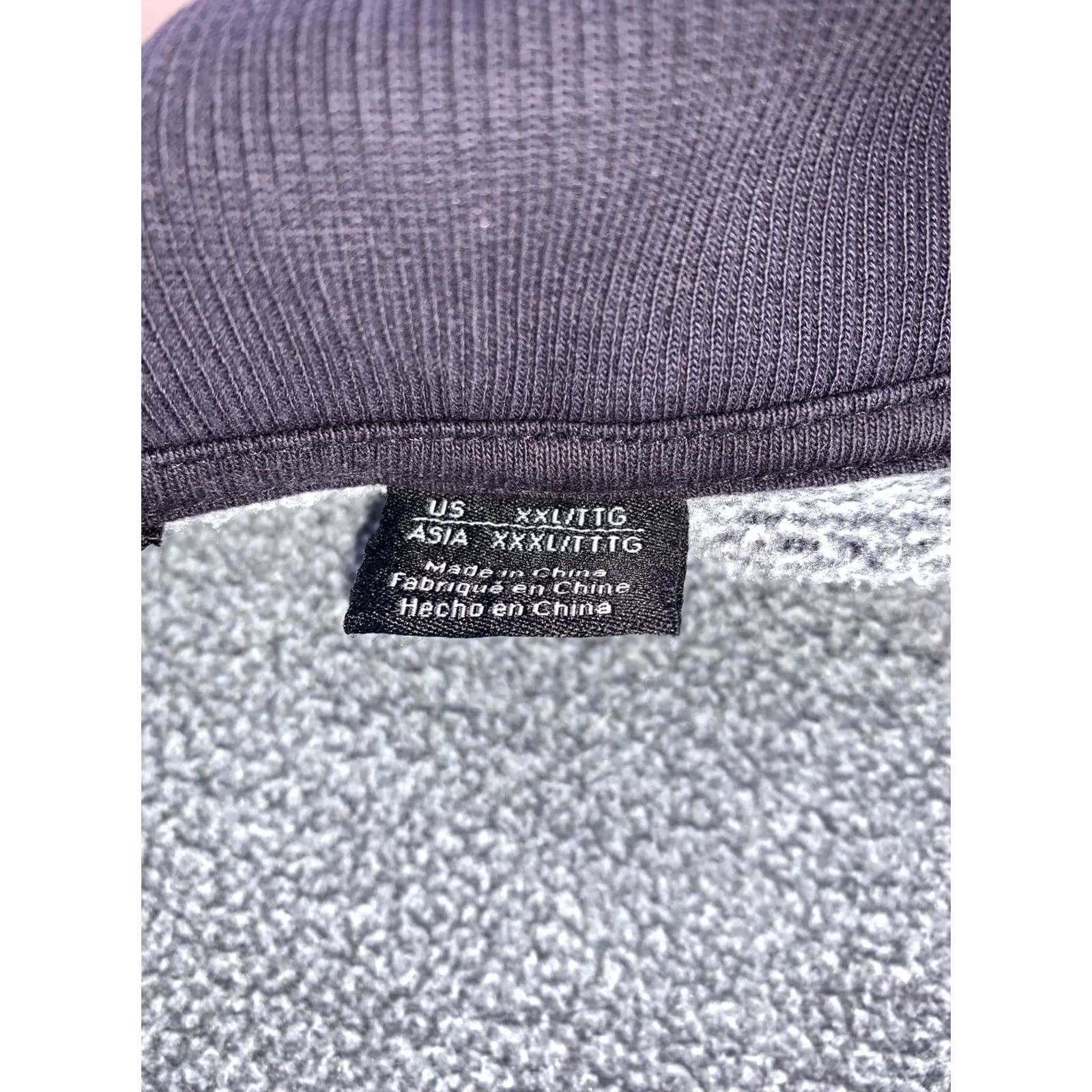 Merrell Merrell Black Organic Cotton Full Zip Sweatshirt Jacket Mens 2XL -3A Full Zip Outdoor Basic Jacket Regular Cotton Exterior Black Merrell Mens 2XL Size US XXL / EU 58 / 5 - 7 Thumbnail