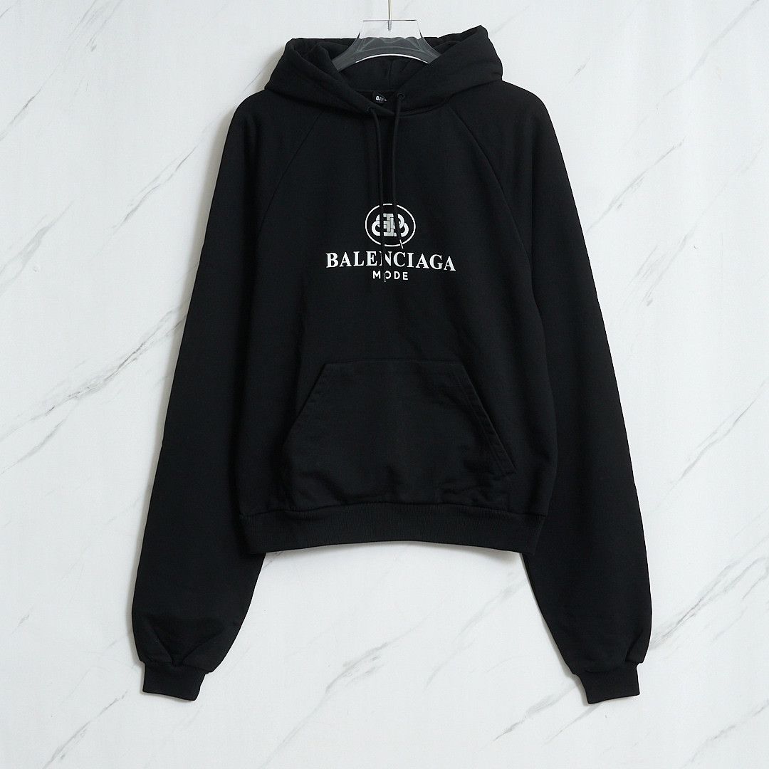 Balenciaga Balenciaga Men's Logo Print Hoodie Size US S / EU 44-46 / 1 - 1 Thumbnail