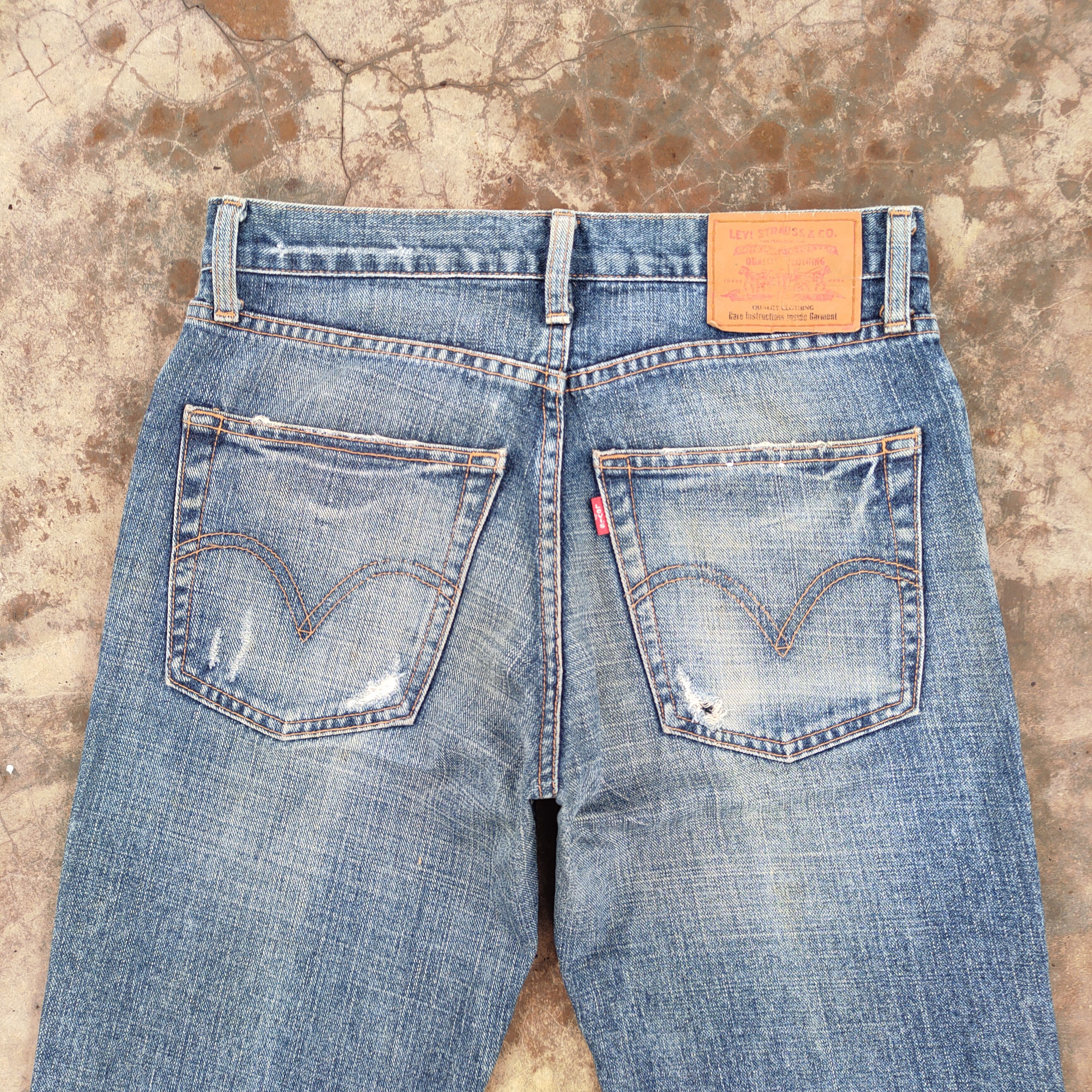 Levi's Vintage Clothing Vintage Levi's 533 faded ripped jeans denim pants Size US 32 / EU 48 - 11 Thumbnail