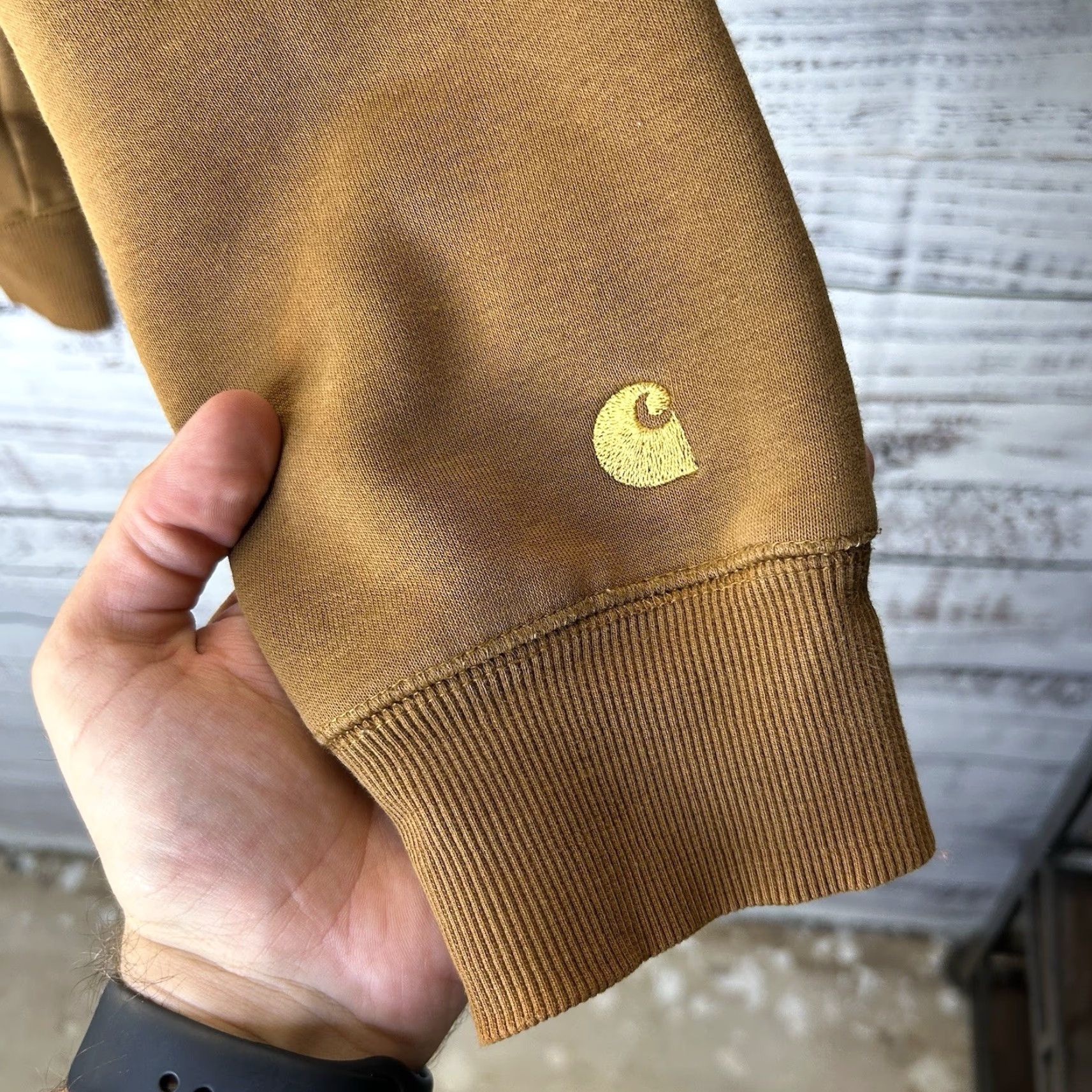 Carhartt Wip Vintage Carhartt WIP Hoodie Full Zip Chase Jacket Men’s Small Hoodie Brown Regular Size S Mens Size US S / EU 44-46 / 1 - 2 Thumbnail
