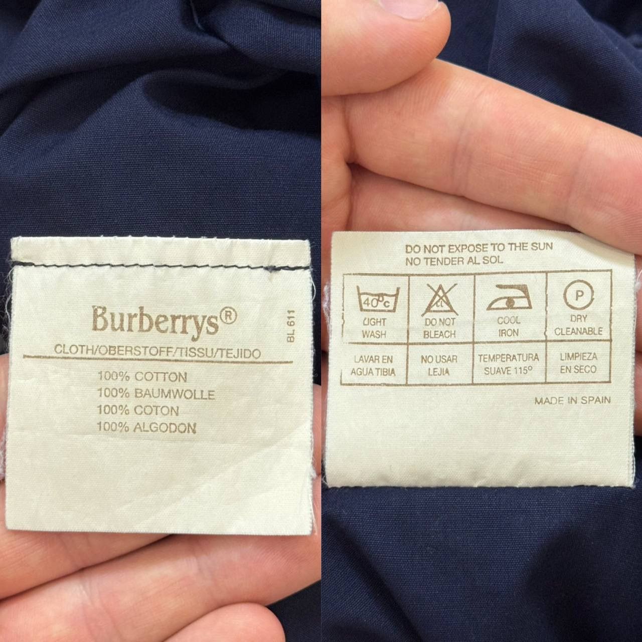Burberry Vintage 90s Burberrys Reversible Check Jacket Size US L / EU 52-54 / 3 - 6 Thumbnail