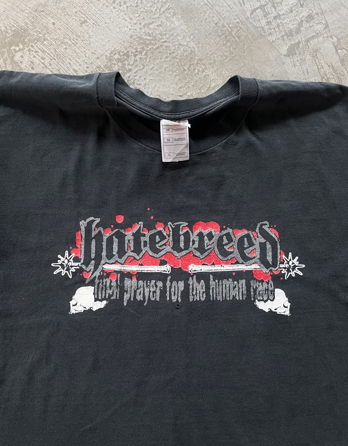 Band Tees × Vintage 2002 ' HATEBREED'PRAYER FORTHE HUMAN RACE Size US XL / EU 56 / 4 - 2 Thumbnail