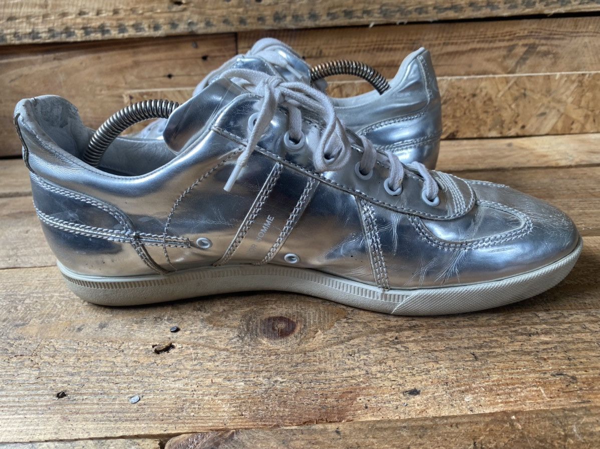 Designer × Dior × Hedi Slimane Dior homme B01 X hedi slimane silver low-top sneakers sz 40 Size US 7 / EU 40 - 12 Thumbnail