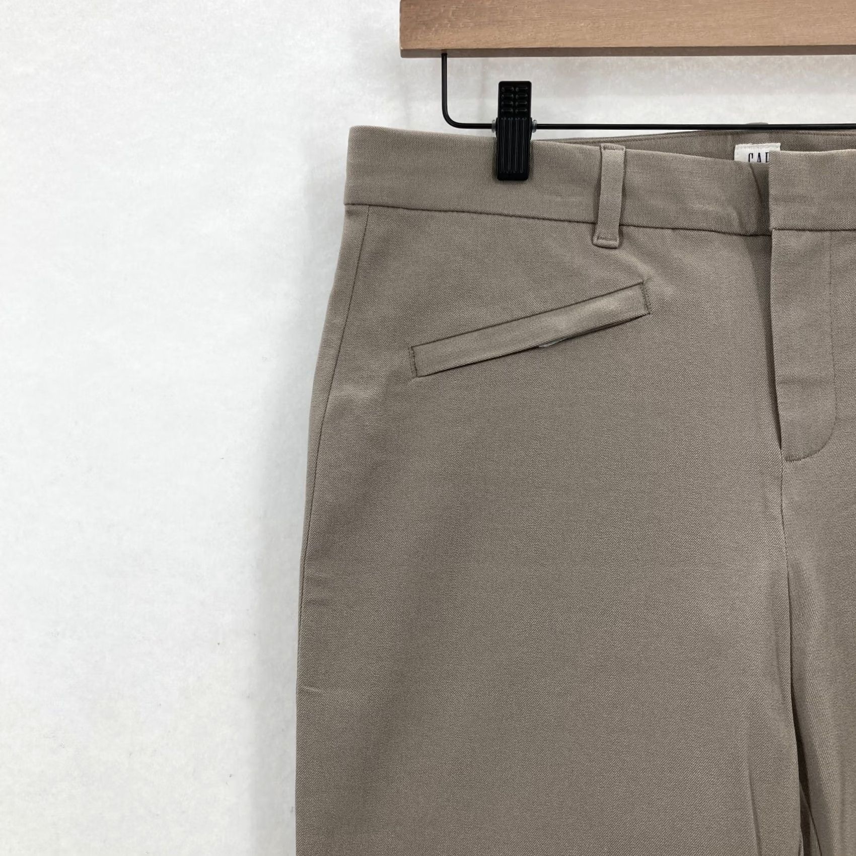 Gap GAP Skinny Ankle Pants Women's 10 Tall Beige Stretch Career Casual Workwear Regular Size 10 Tall Size 32" / US 10 / IT 46 - 3 Thumbnail